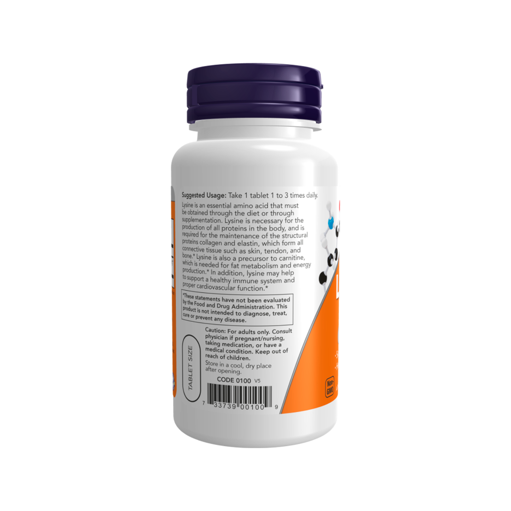 L-Lisina 500mg - 100 tabletas - 3