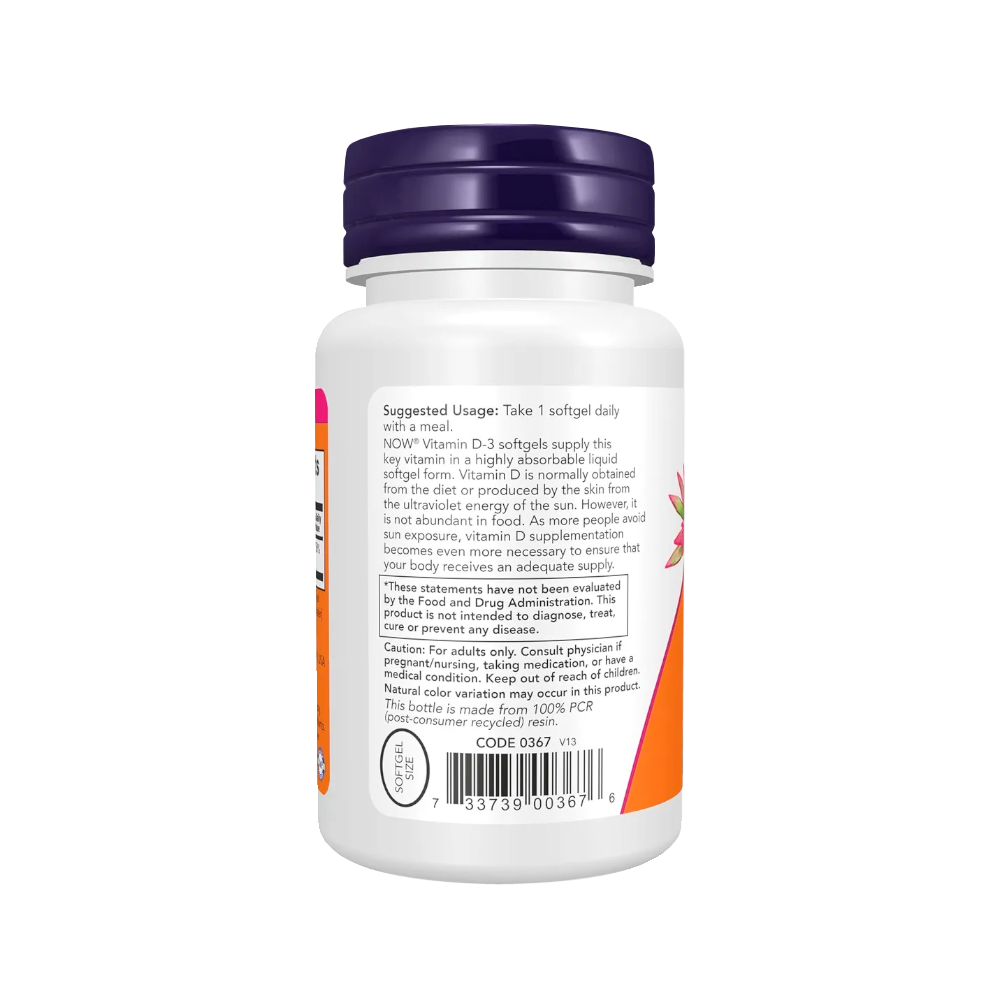 Vitamina D3 – 2000 IU – 120 Sgels - 3