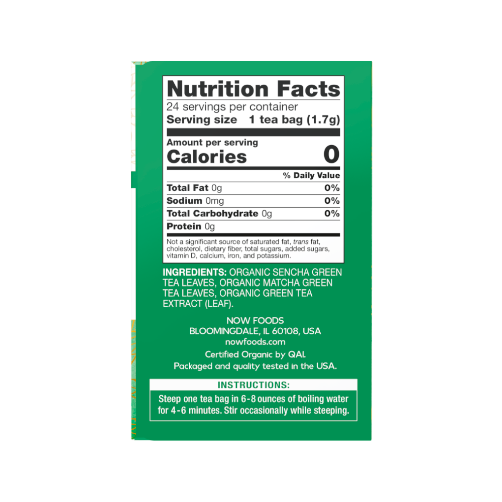 Green Kick Tea – Té Verde Orgánico 24 Bags - 2