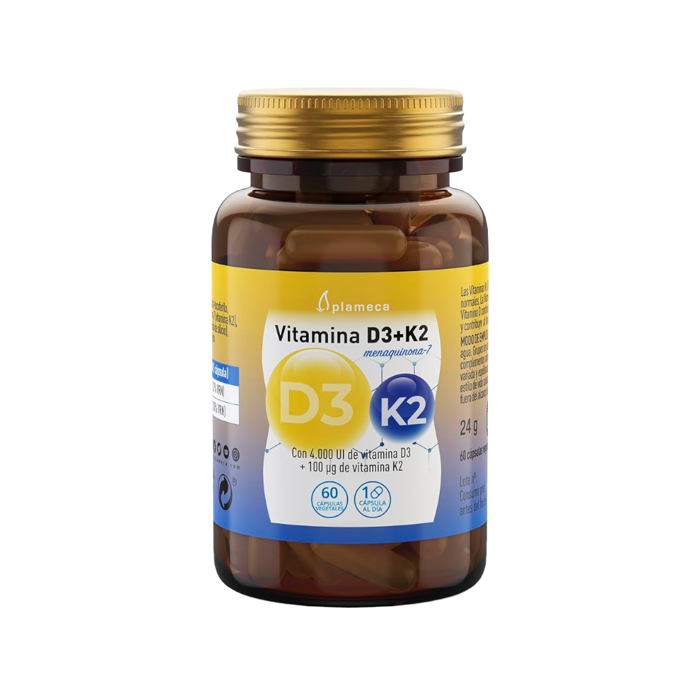 Vitamina D3 + K2 - 60 Veg Caps - 1