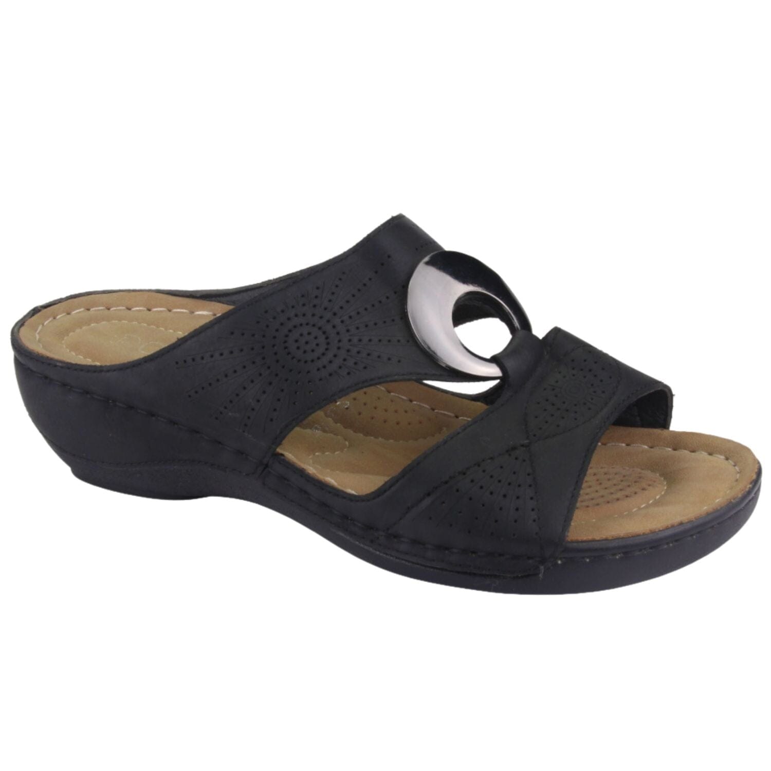 SANDALIAS CHALADA MUJER KON-5 NEGRO - 1