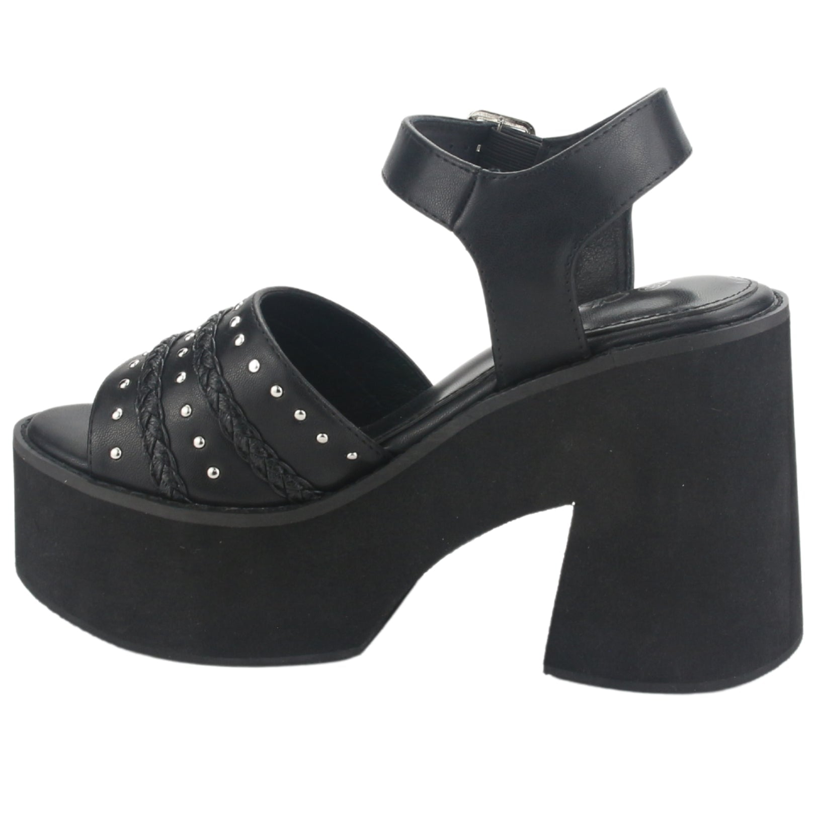 SANDALIAS CHALADA MUJER 45-WAKE-1 NEGRO - 2