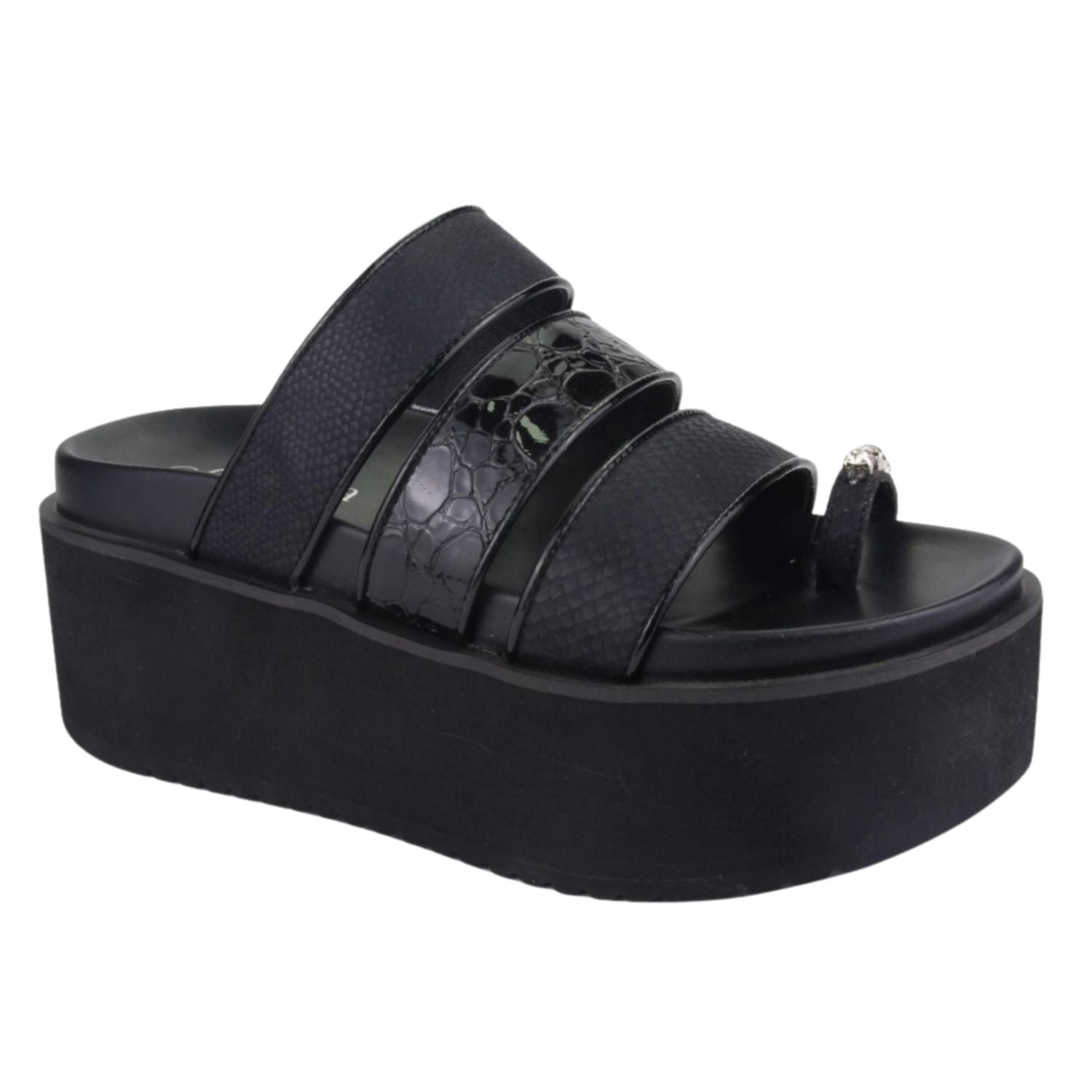 SANDALIAS CHALADA MUJER VIRU-21 NEGRO - 1