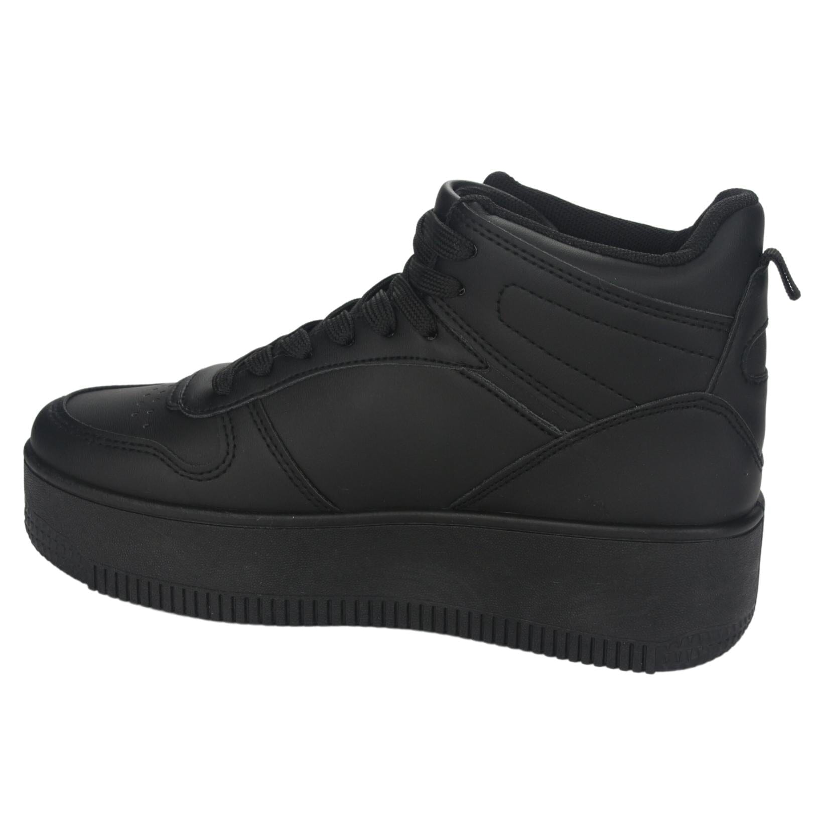 ZAPATILLA CHALADA MUJER METTA-8 NEGRO PLATAFORMA - 2