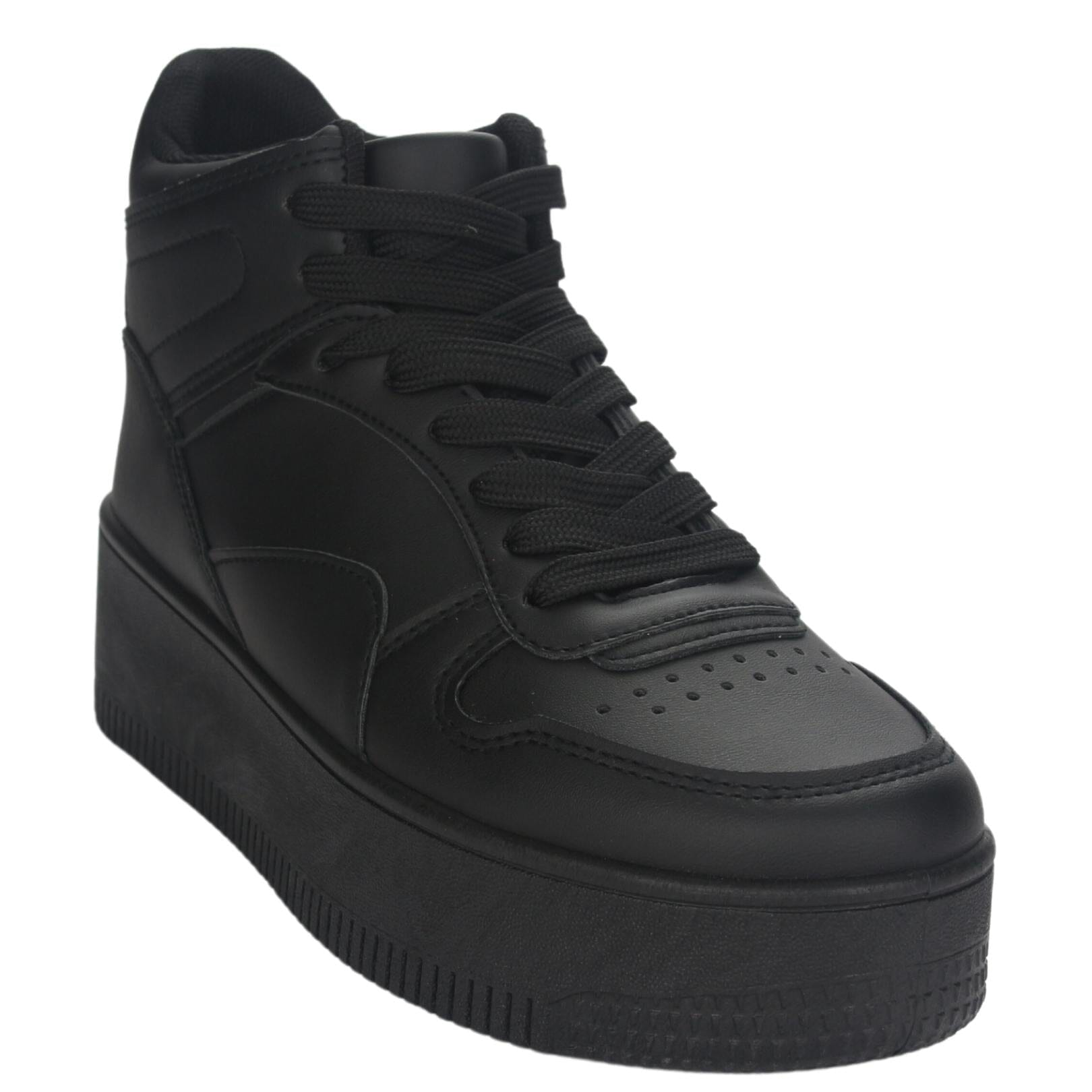ZAPATILLA CHALADA MUJER METTA-8 NEGRO PLATAFORMA - 3