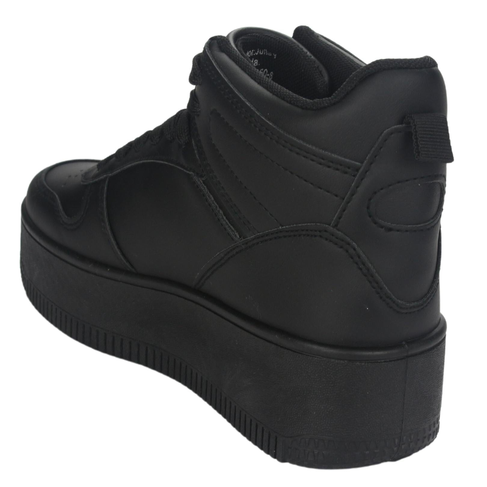 ZAPATILLA CHALADA MUJER METTA-8 NEGRO PLATAFORMA - 4