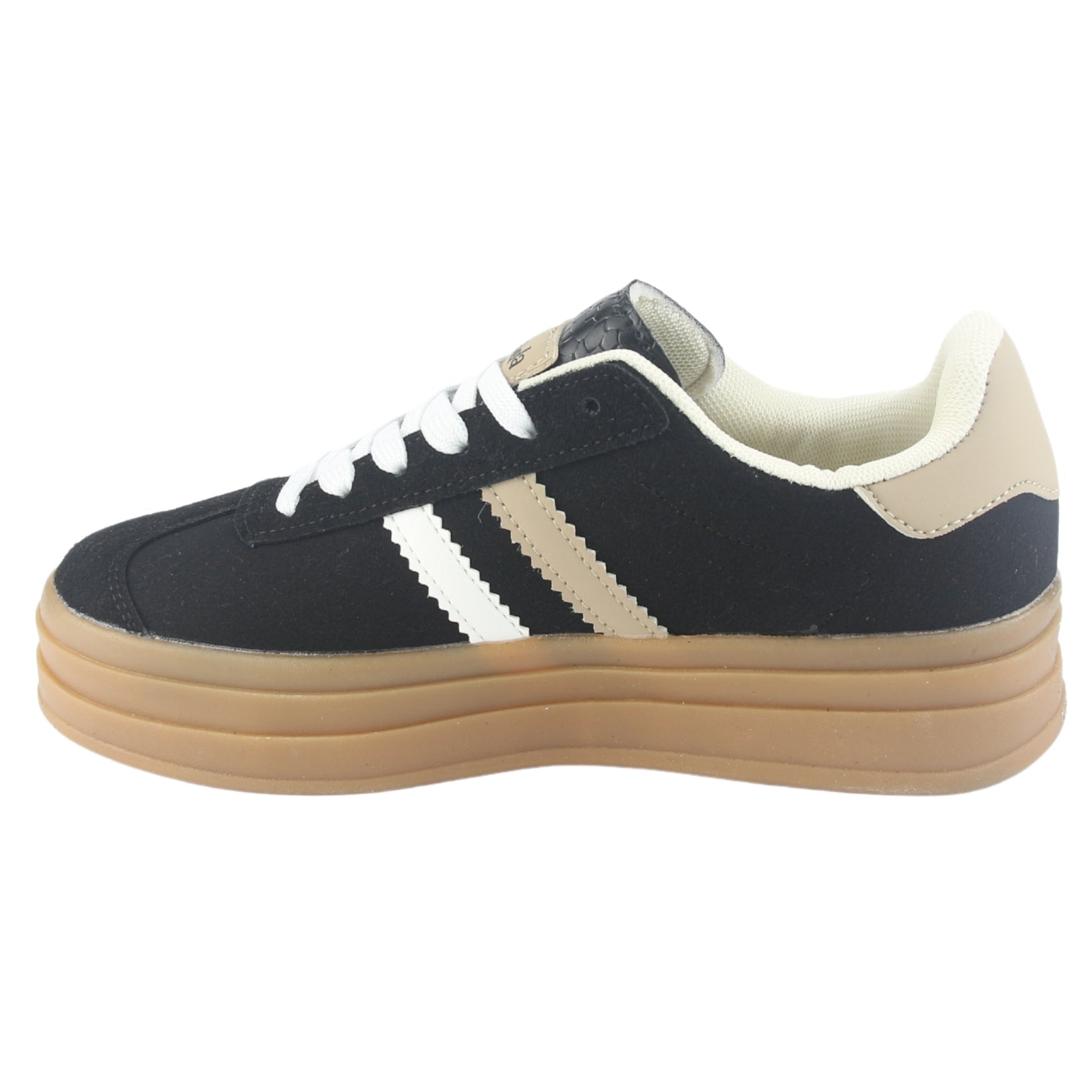 ZAPATILLA CHALADA MUJER ANDY-12 NEGRO URBANO - 2