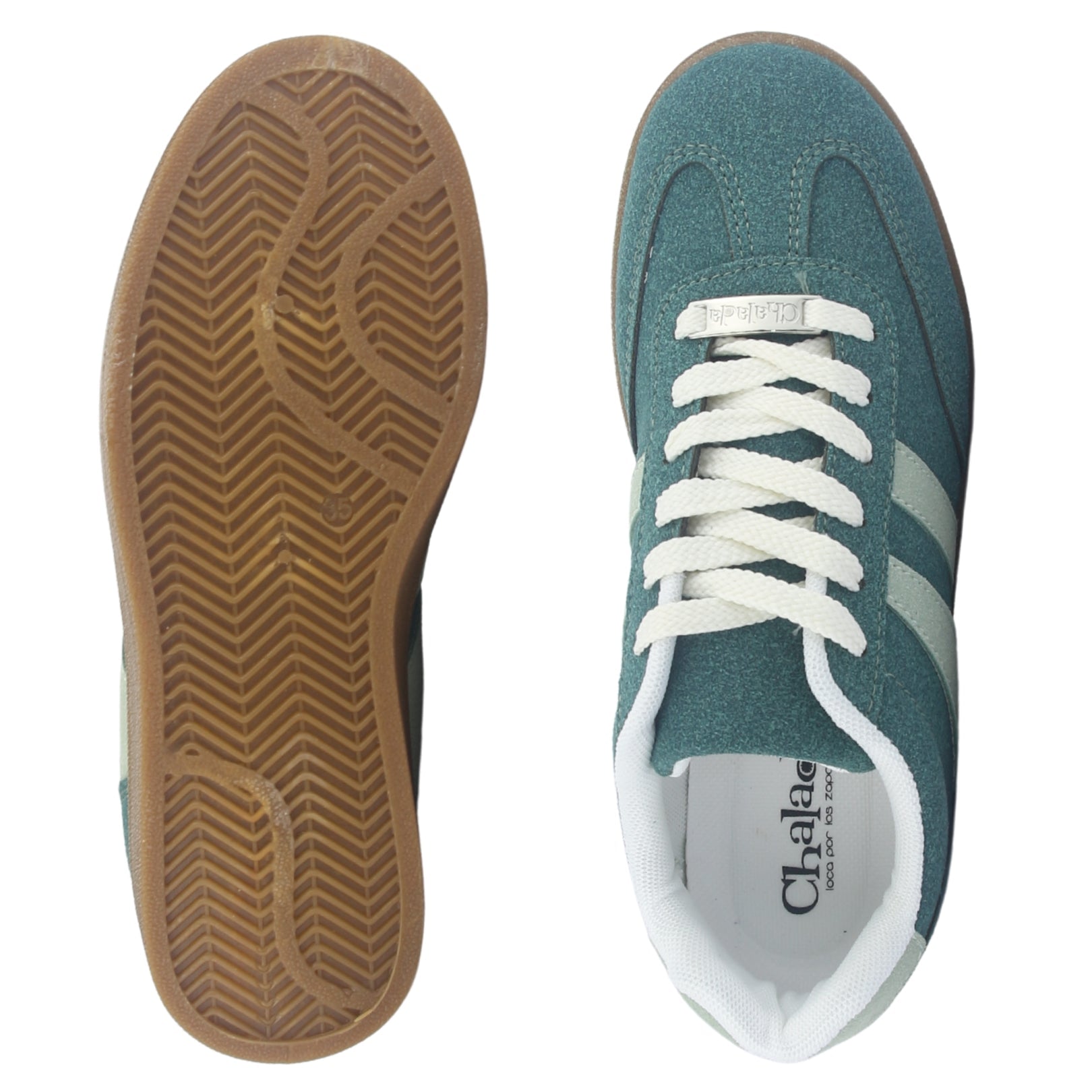 ZAPATILLA MUJER CHALADA PITA-3 VERDE URBANO - 3