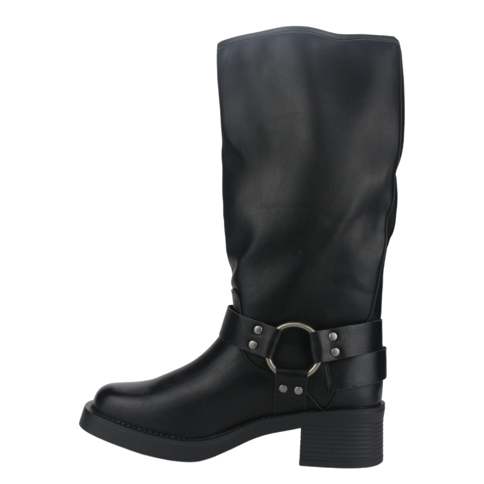 BOTA MUJER CASUAL BIKER-2 COLOR NEGRO - 2