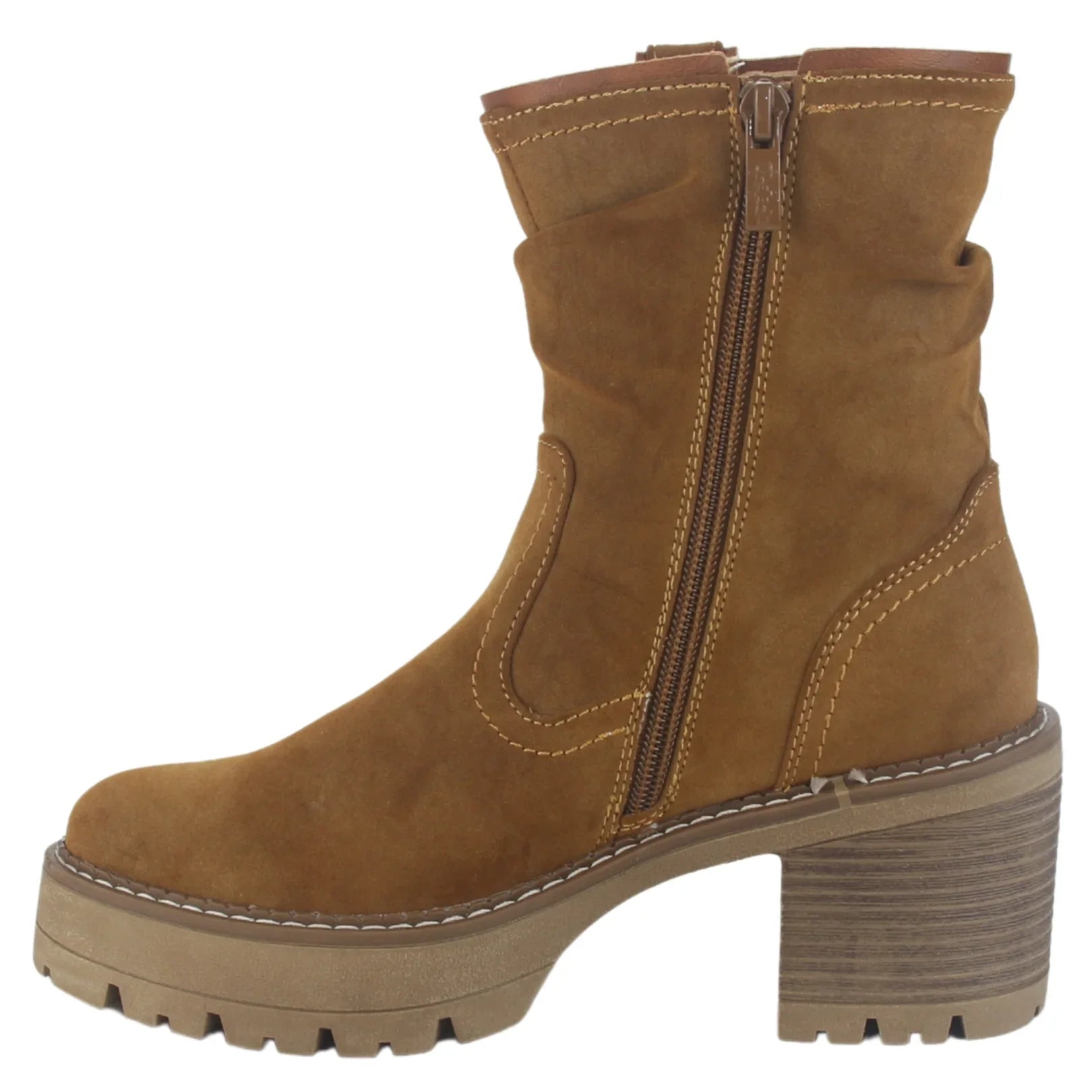 BOTIN CHALADA MUJER TRINI-20 TOSTADO CASUAL - 2