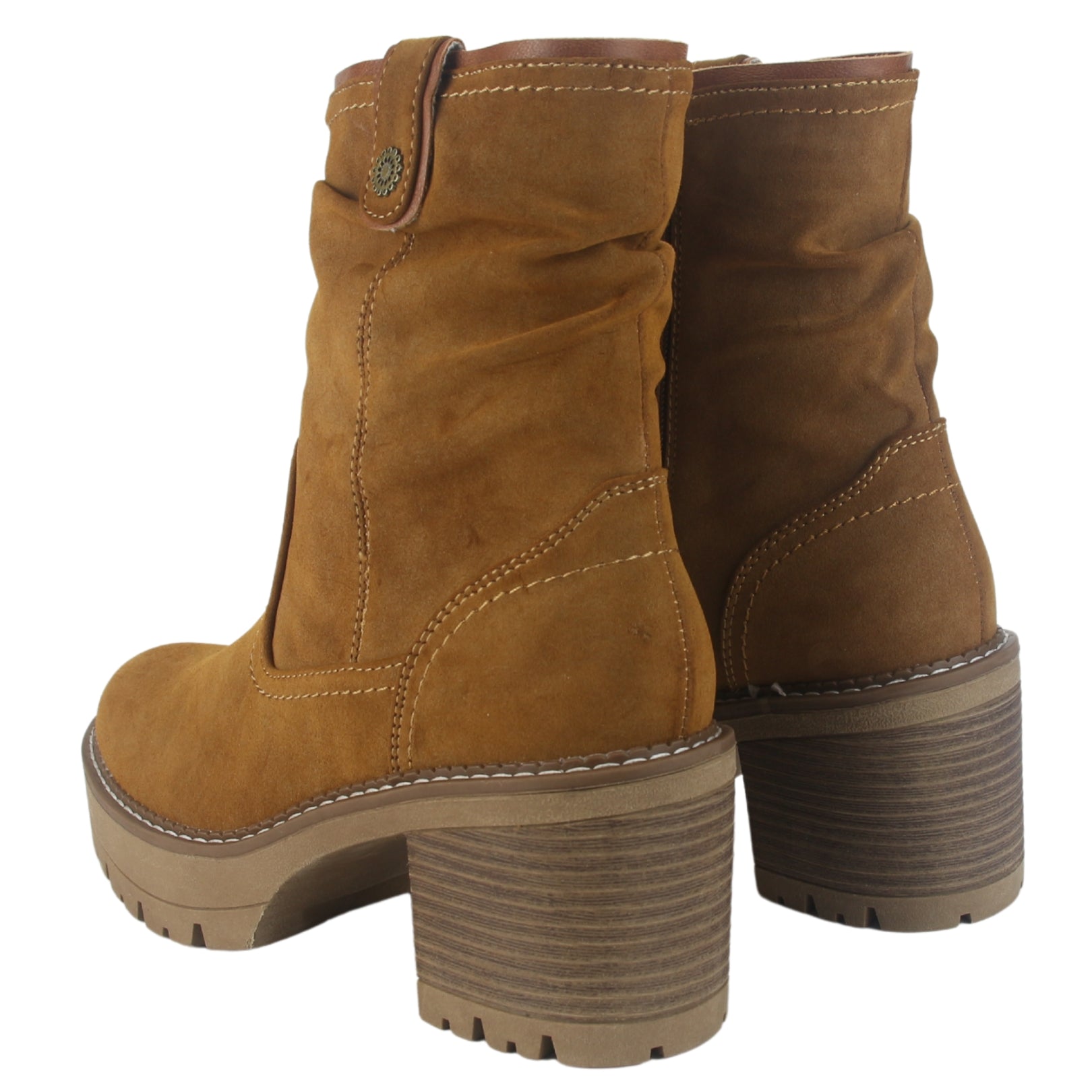 BOTIN CHALADA MUJER TRINI-20 TOSTADO CASUAL - 4