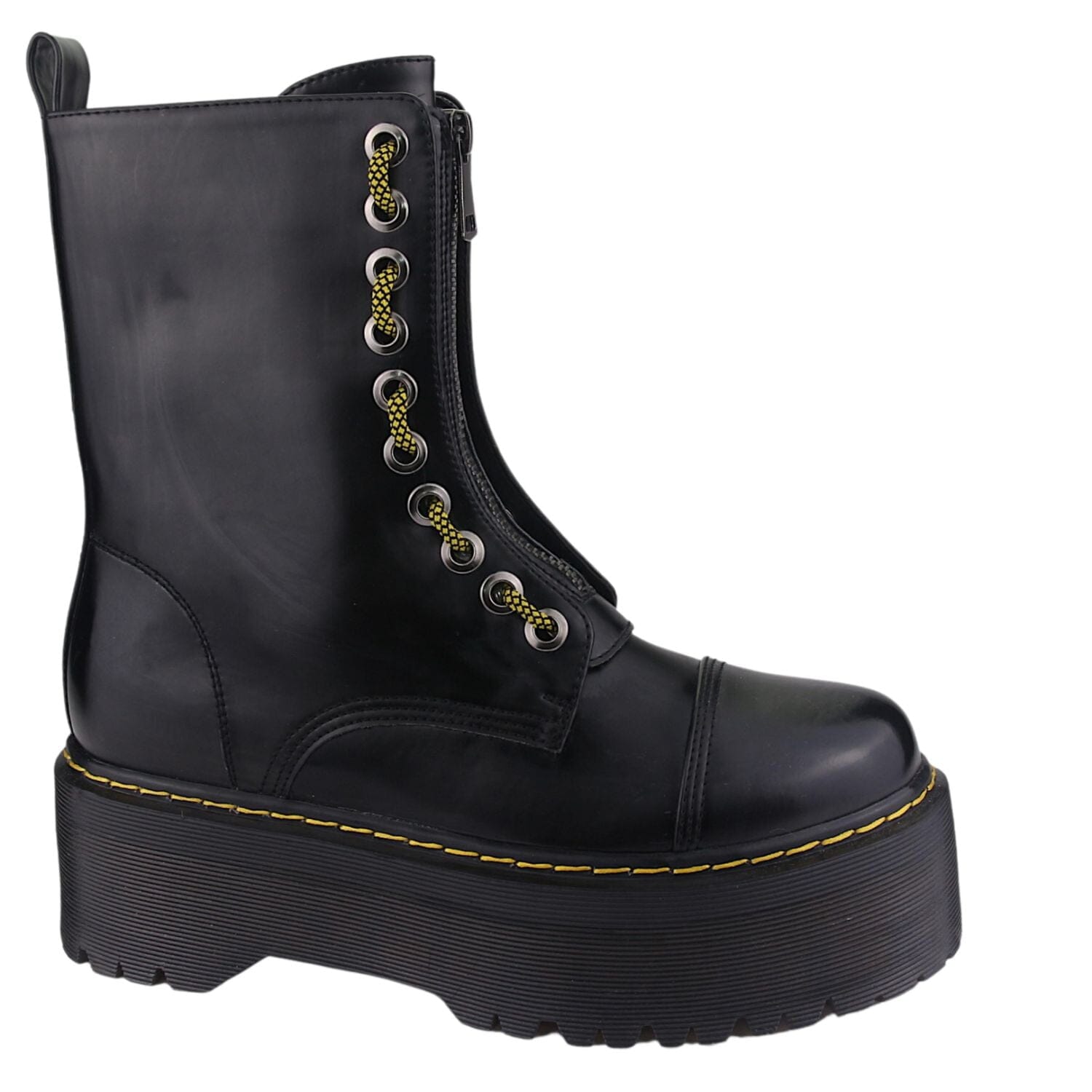 BOTIN CHALADA MUJER POOLH-15 NEGRO PLATAFORMA - 1
