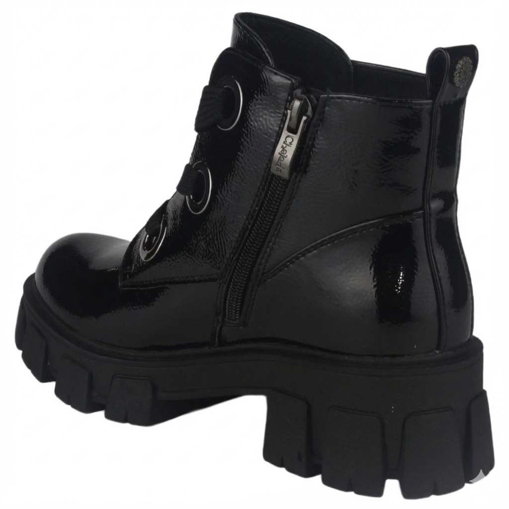 BOTIN CHALADA MUJER FLOYD-1 V NEGRO MODA - 4