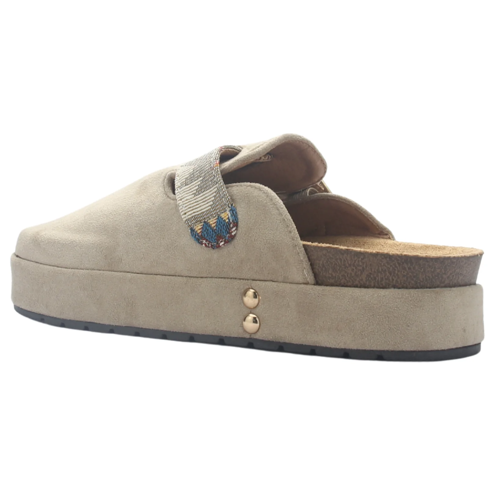 ZAPATO DE MUJER TAUPE CASUAL CHALADA RISCO-3 - 2