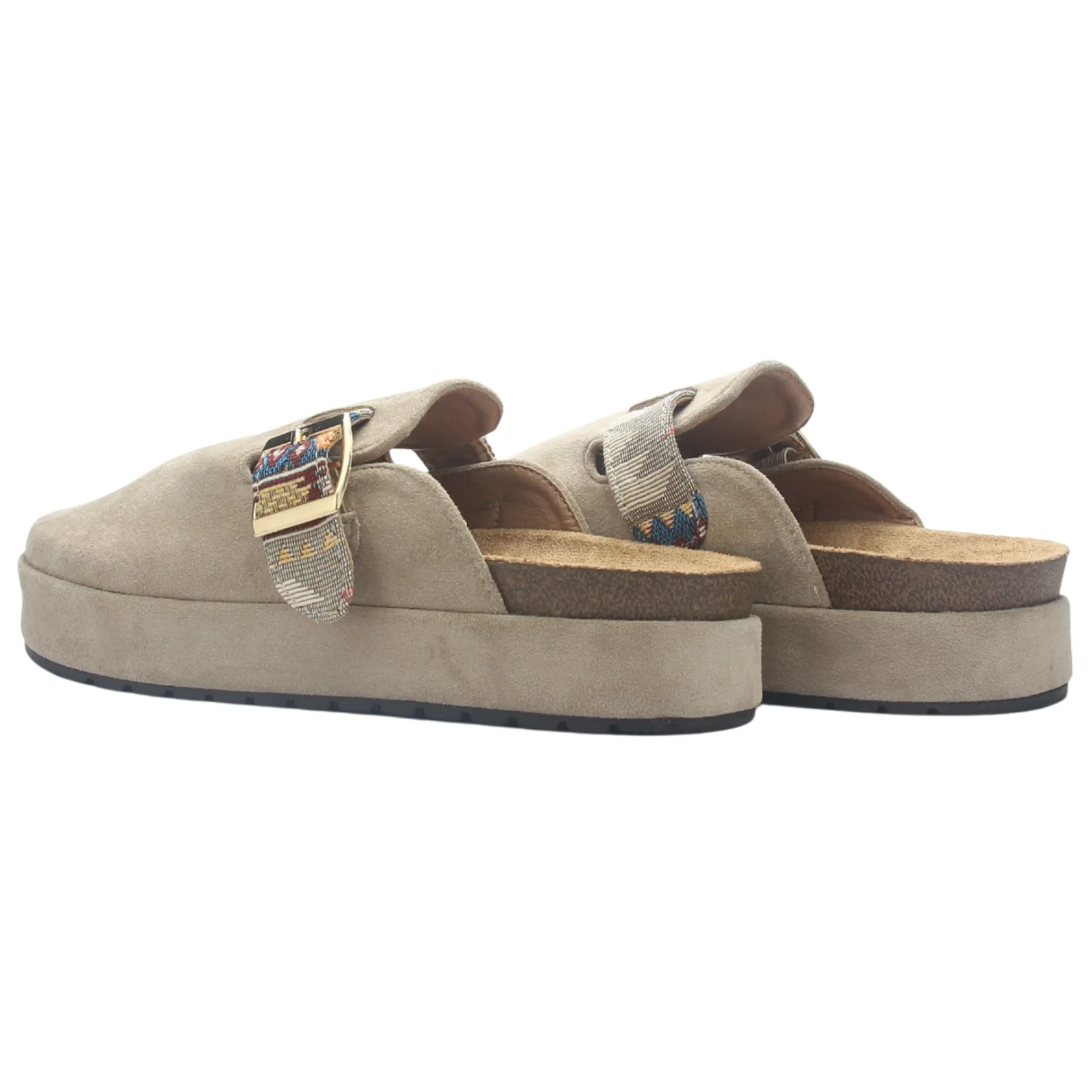 ZAPATO DE MUJER TAUPE CASUAL CHALADA RISCO-3 - 5