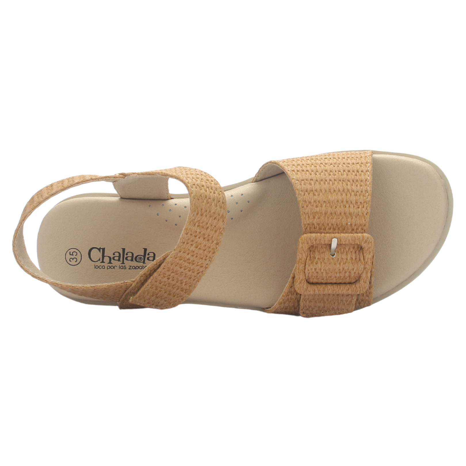 SANDALIA MUJER CHALADA BERA-1 BEIGE CASUAL - 4
