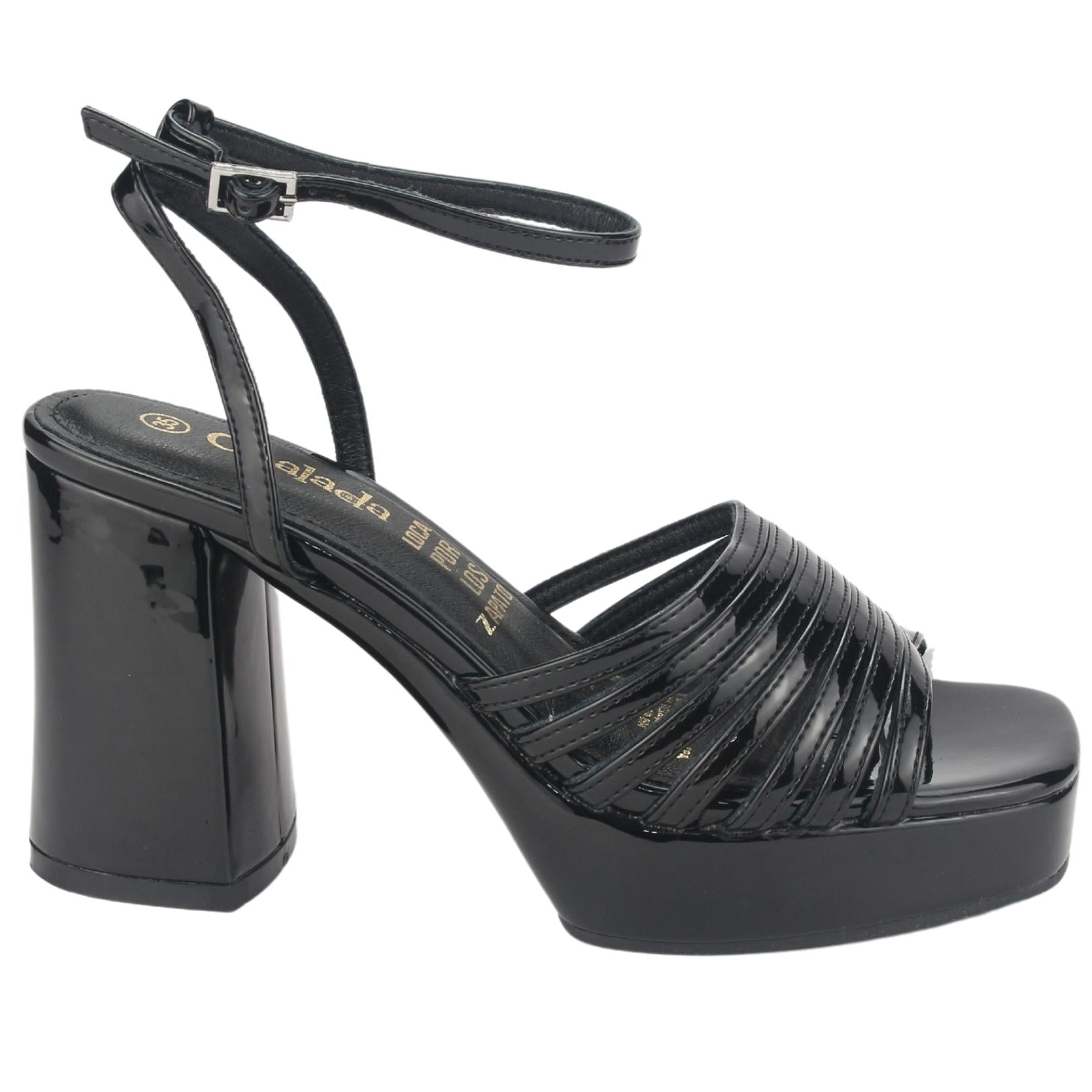 SANDALIAS CHALADA MUJER 5-SUSSI-6  NEGRO - 1