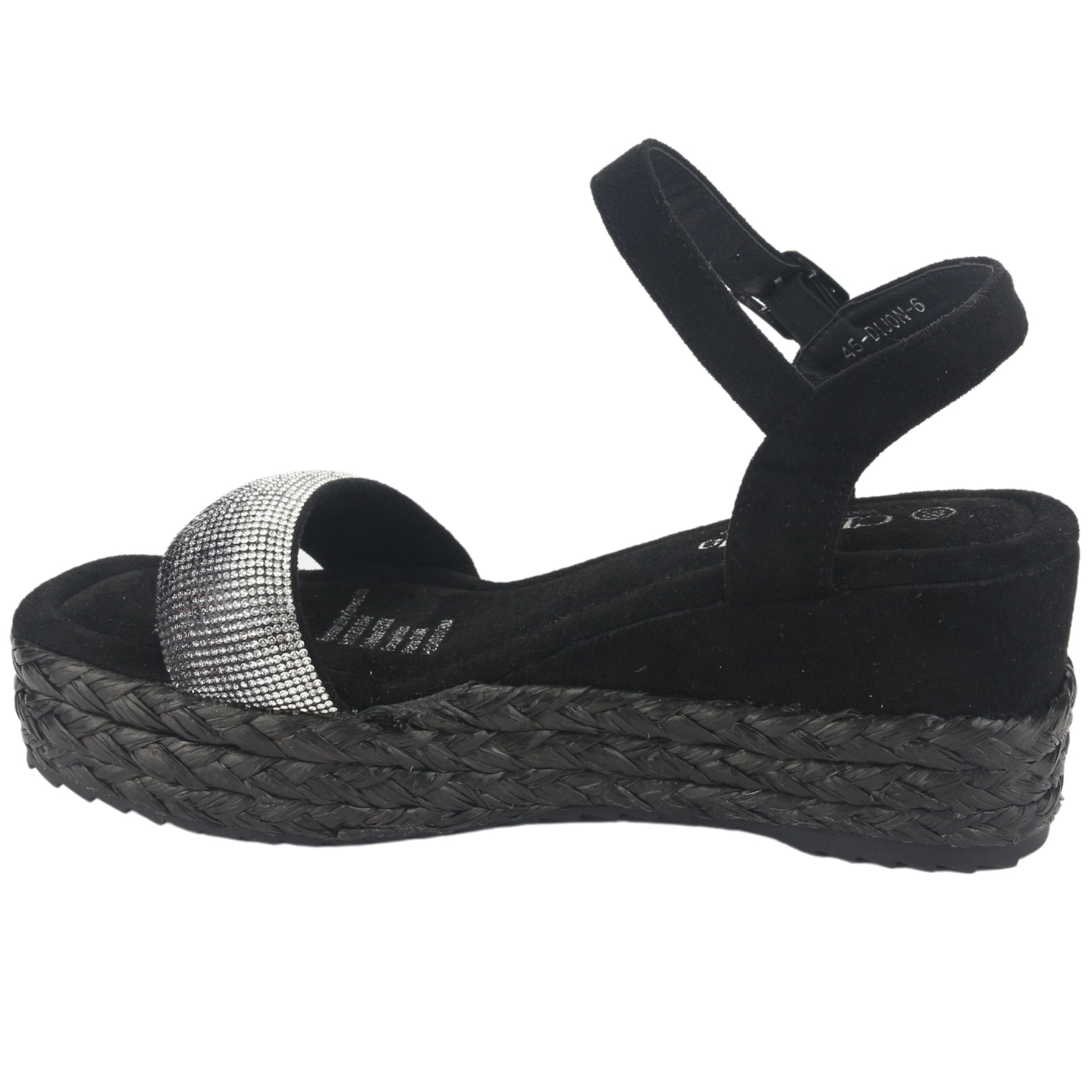 SANDALIAS CHALADA MUJER 45-DIJON-6  NEGRO - 2