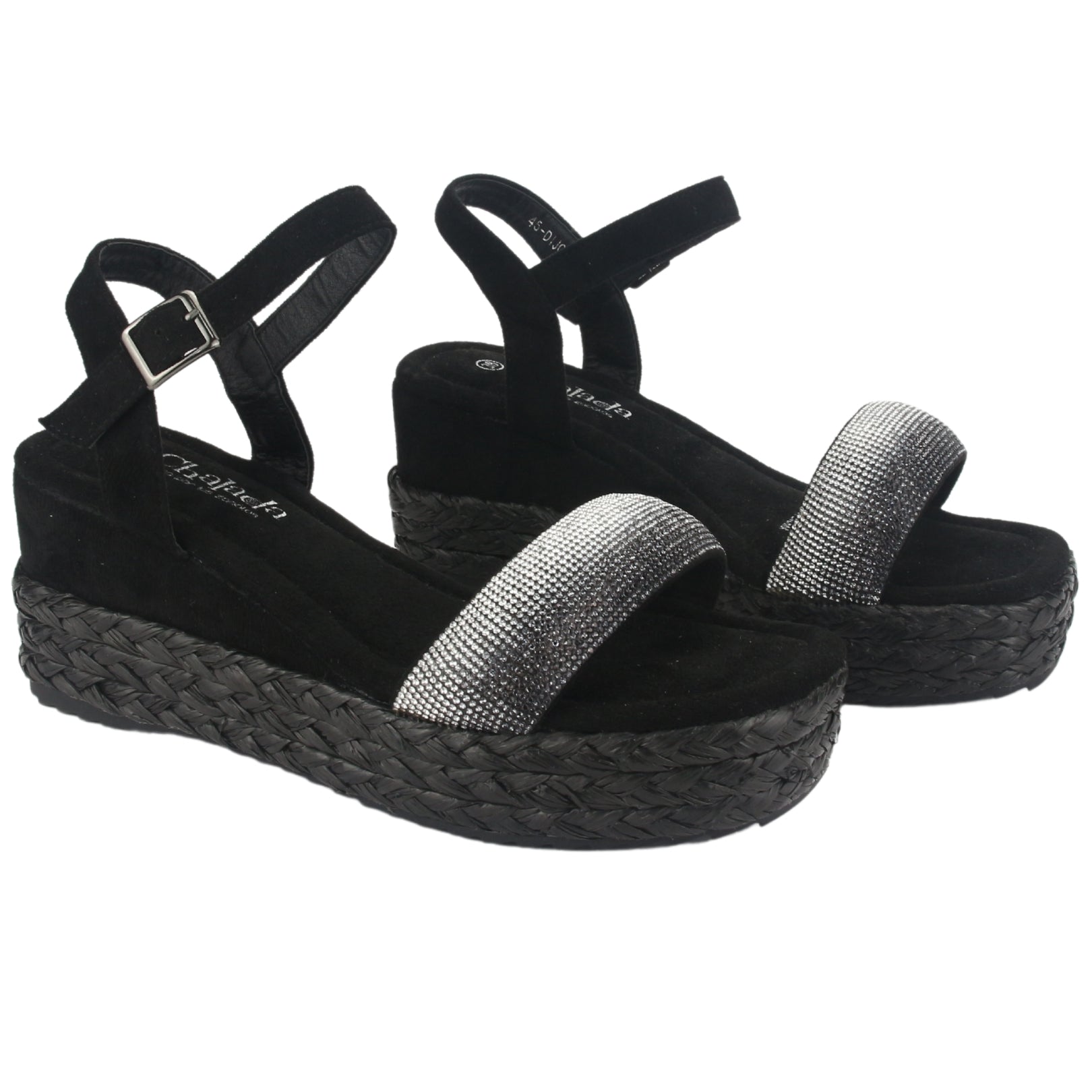 SANDALIAS CHALADA MUJER 45-DIJON-6  NEGRO - 4