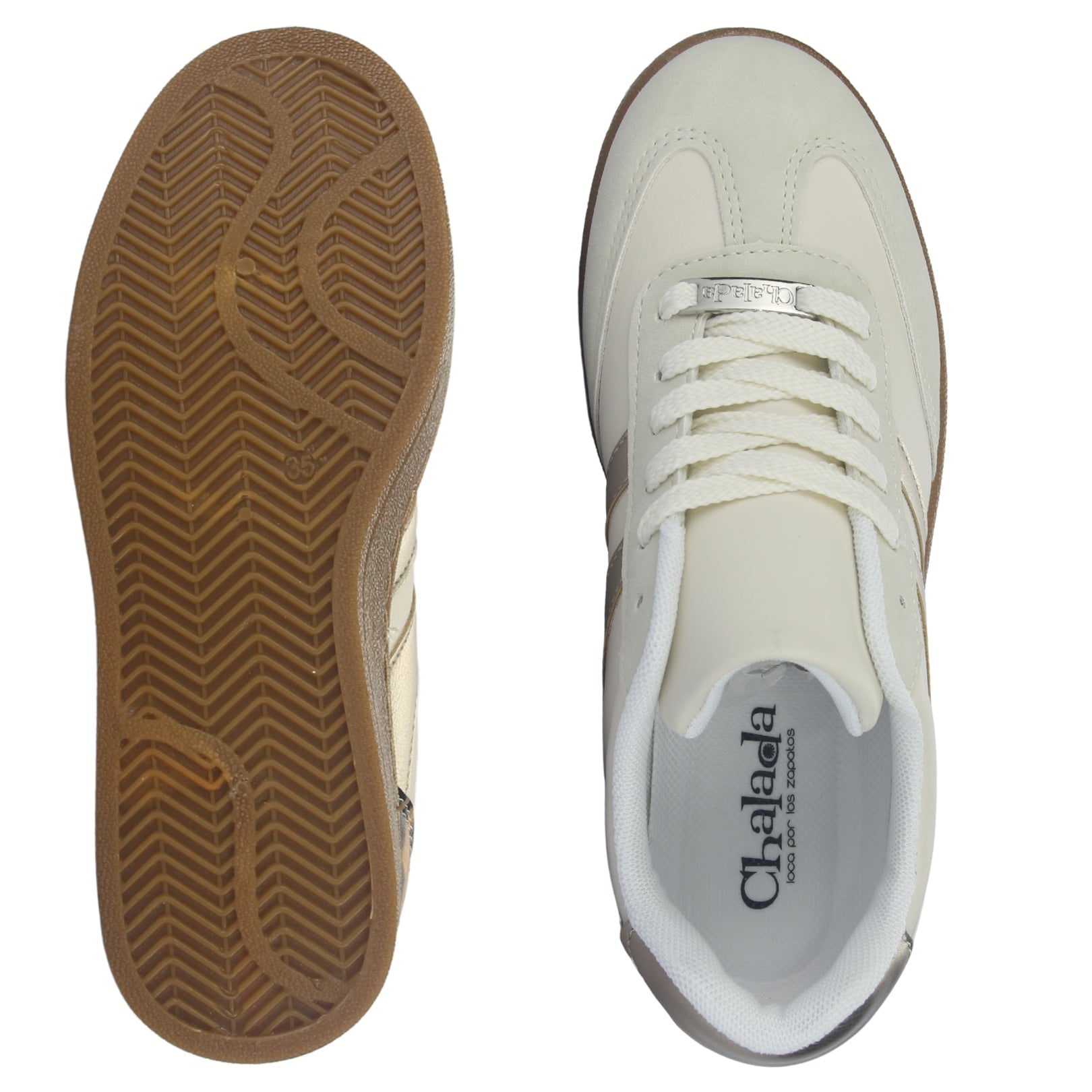 ZAPATILLA MUJER CHALADA PITA-3 BEIGE URBANO - 3