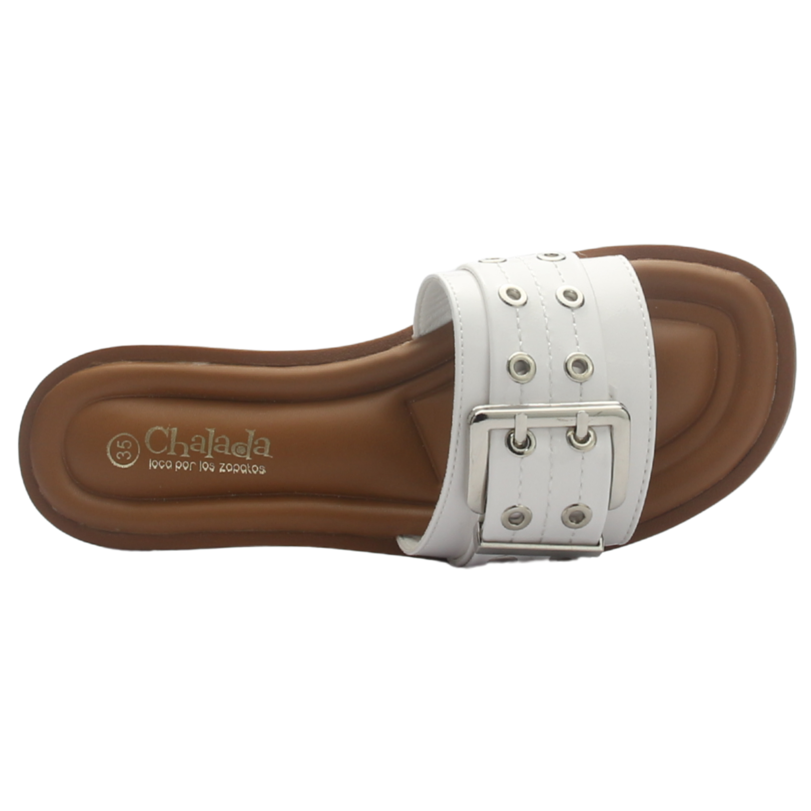 SANDALIA DE MUJER BLANCO CASUAL CHALADA BELLAGIO-1 - 4