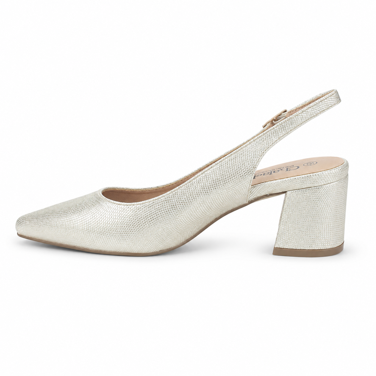 ZAPATO CHALADA MUJER FAIZA-1 DORADO CASUAL - 2