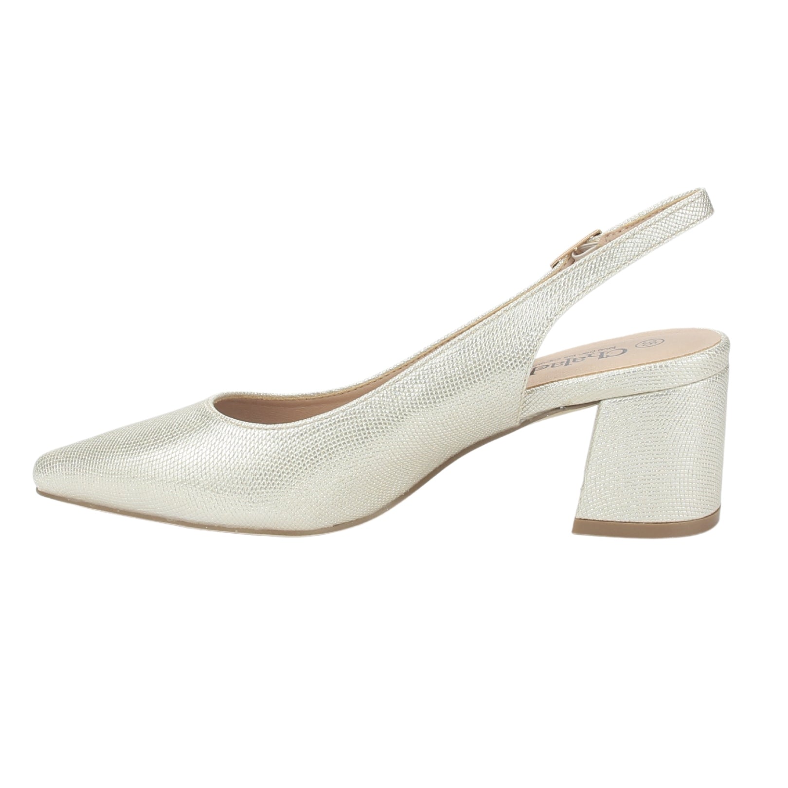 ZAPATO CHALADA MUJER FAIZA-1 DORADO CASUAL - 2