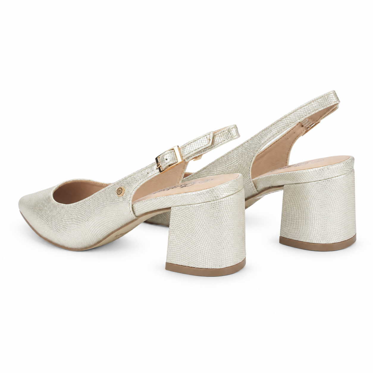ZAPATO CHALADA MUJER FAIZA-1 DORADO CASUAL - 6