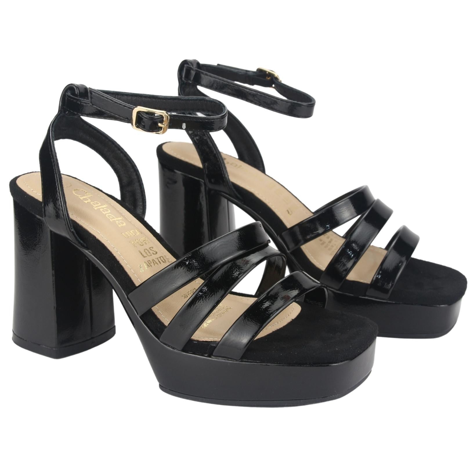 SANDALIAS CHALADA MUJER 5-SUSSI-3 NEGRO - 4