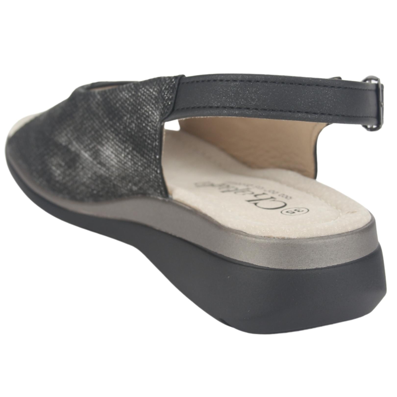 SANDALIAS CHALADA MUJER FLORO-5 NEGRO - 4