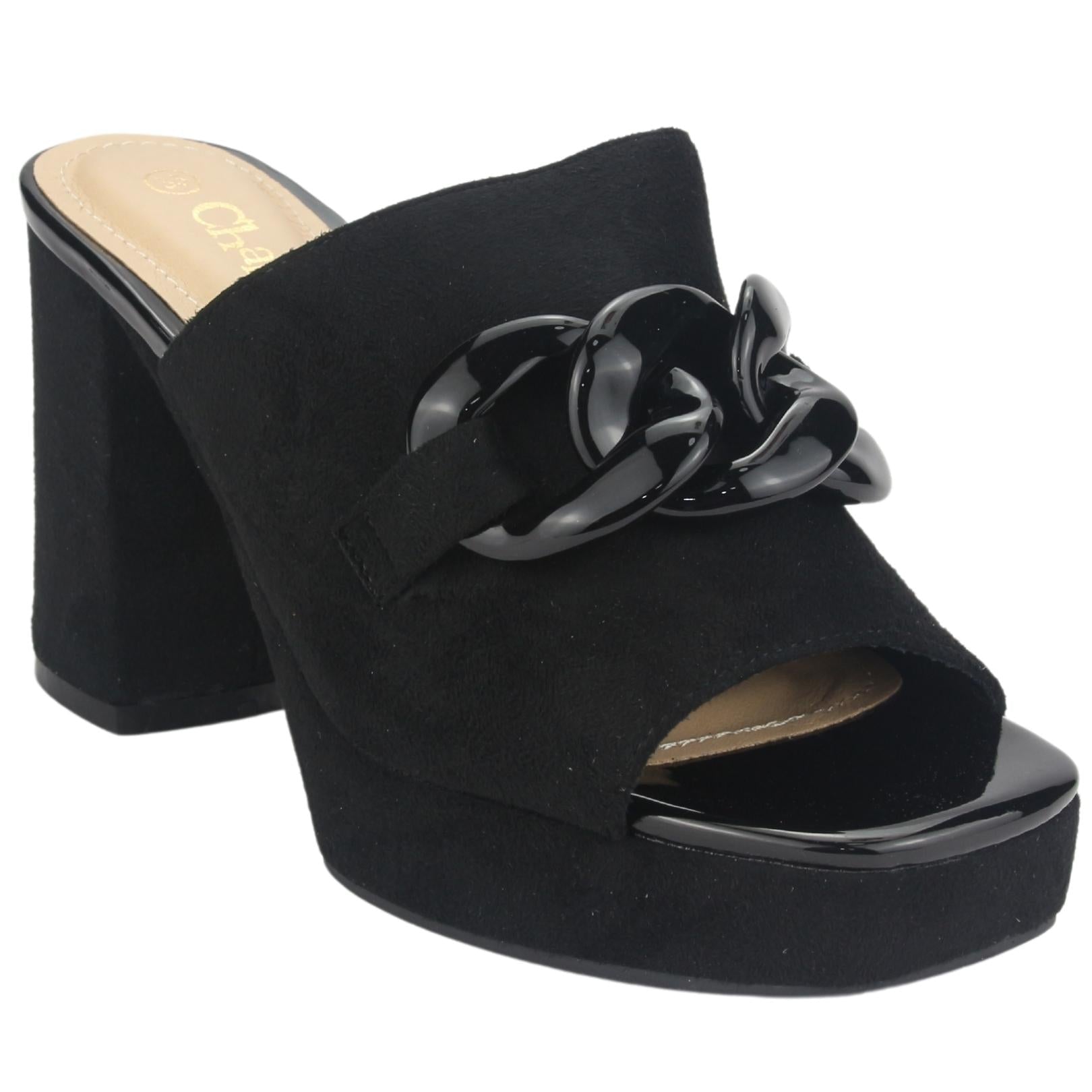 SANDALIAS CHALADA MUJER 5-SUSSI-2  NEGRO - 1