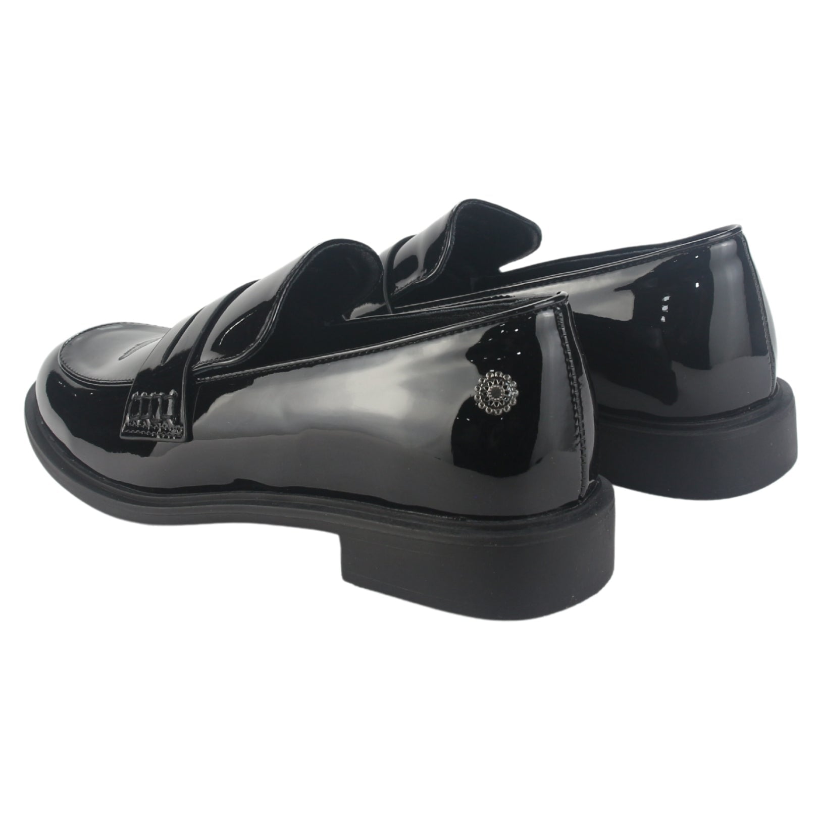 MOCASIN CHALADA MUJER MOCCA-2 V NEGRO CASUAL - 2