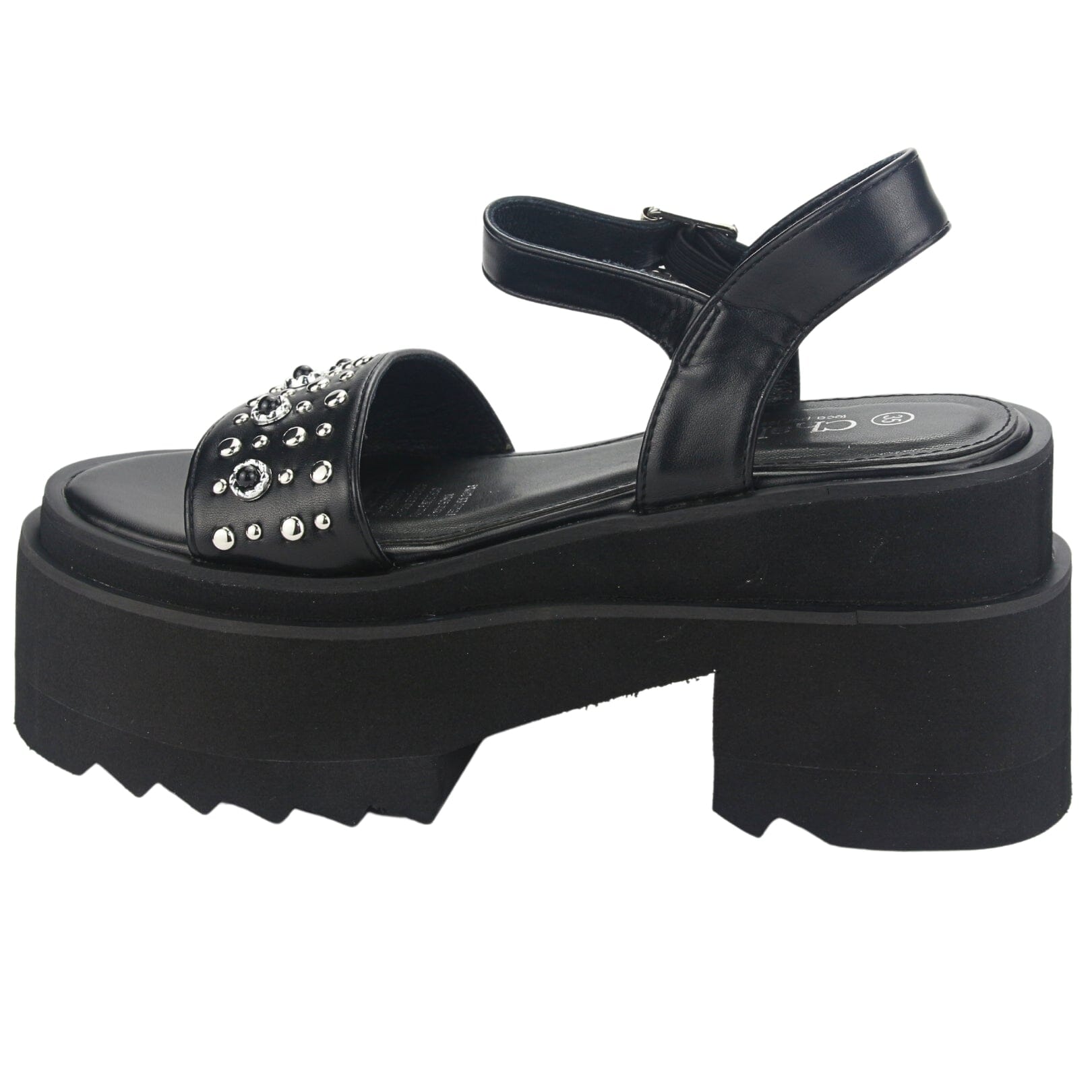 SANDALIAS CHALADA MUJER 45-WURT-5 NEGRO - 2