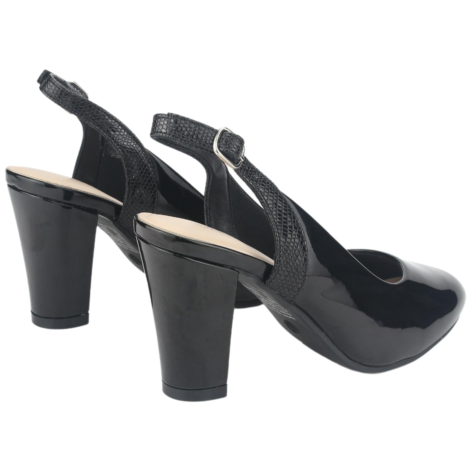 ZAPATO CHALADA MUJER COBNA-7 NEGRO CASUAL - 2