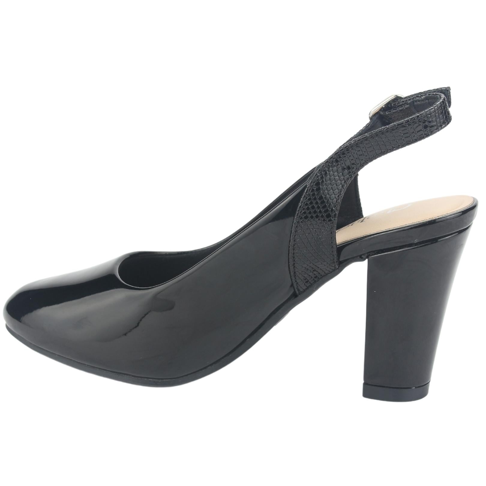 ZAPATO CHALADA MUJER COBNA-7 NEGRO CASUAL - 2