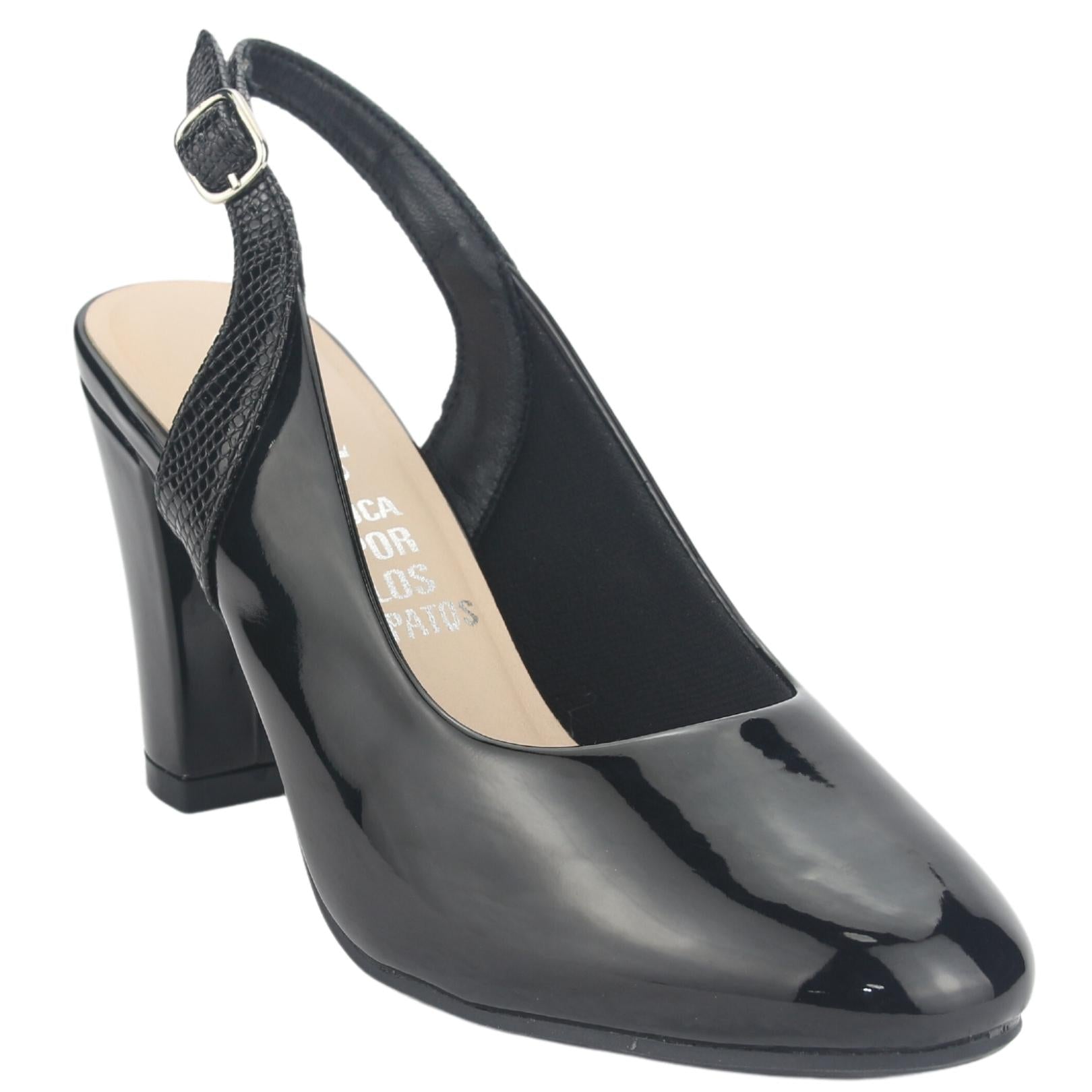ZAPATO CHALADA MUJER COBNA-7 NEGRO CASUAL - 3