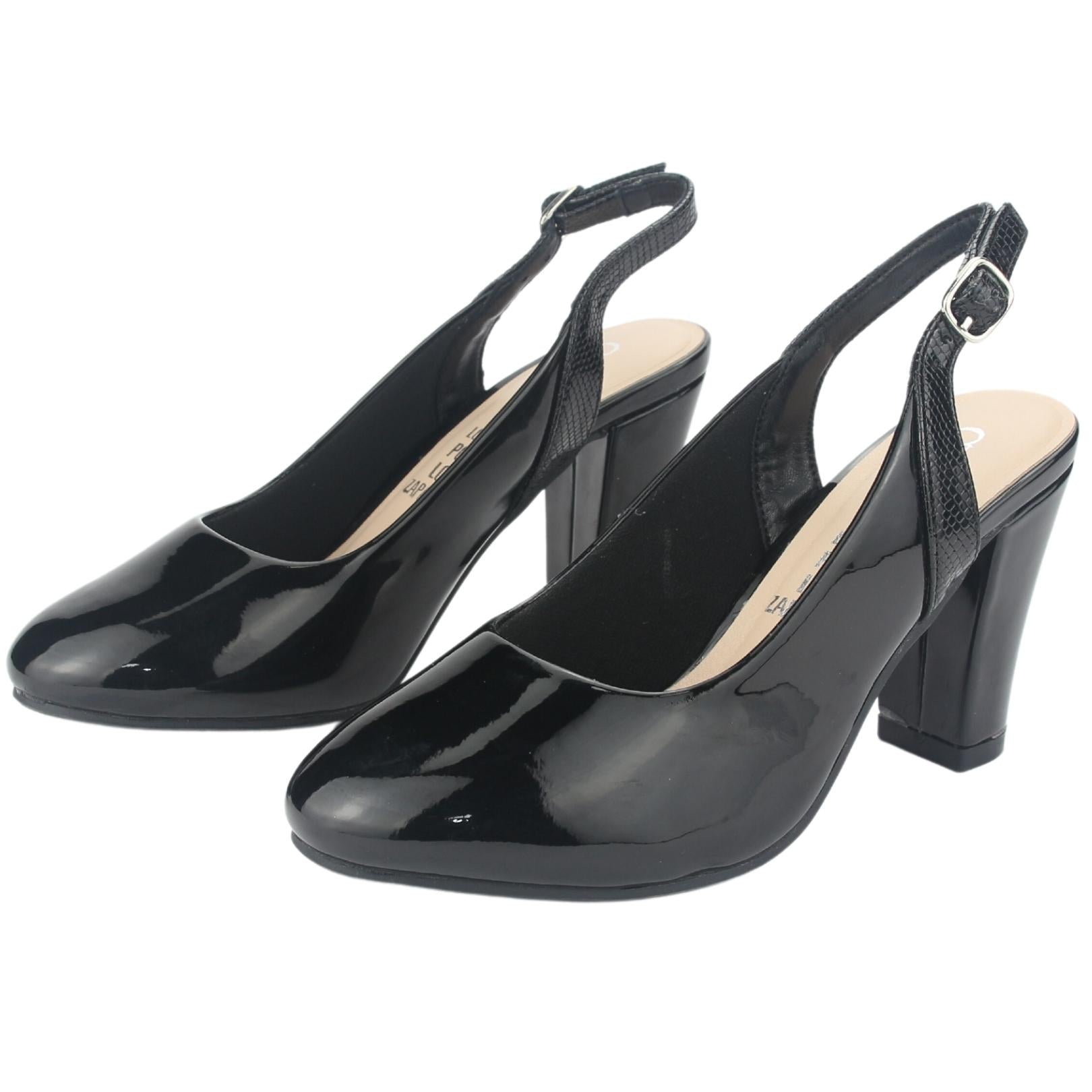 ZAPATO CHALADA MUJER COBNA-7 NEGRO CASUAL - 5