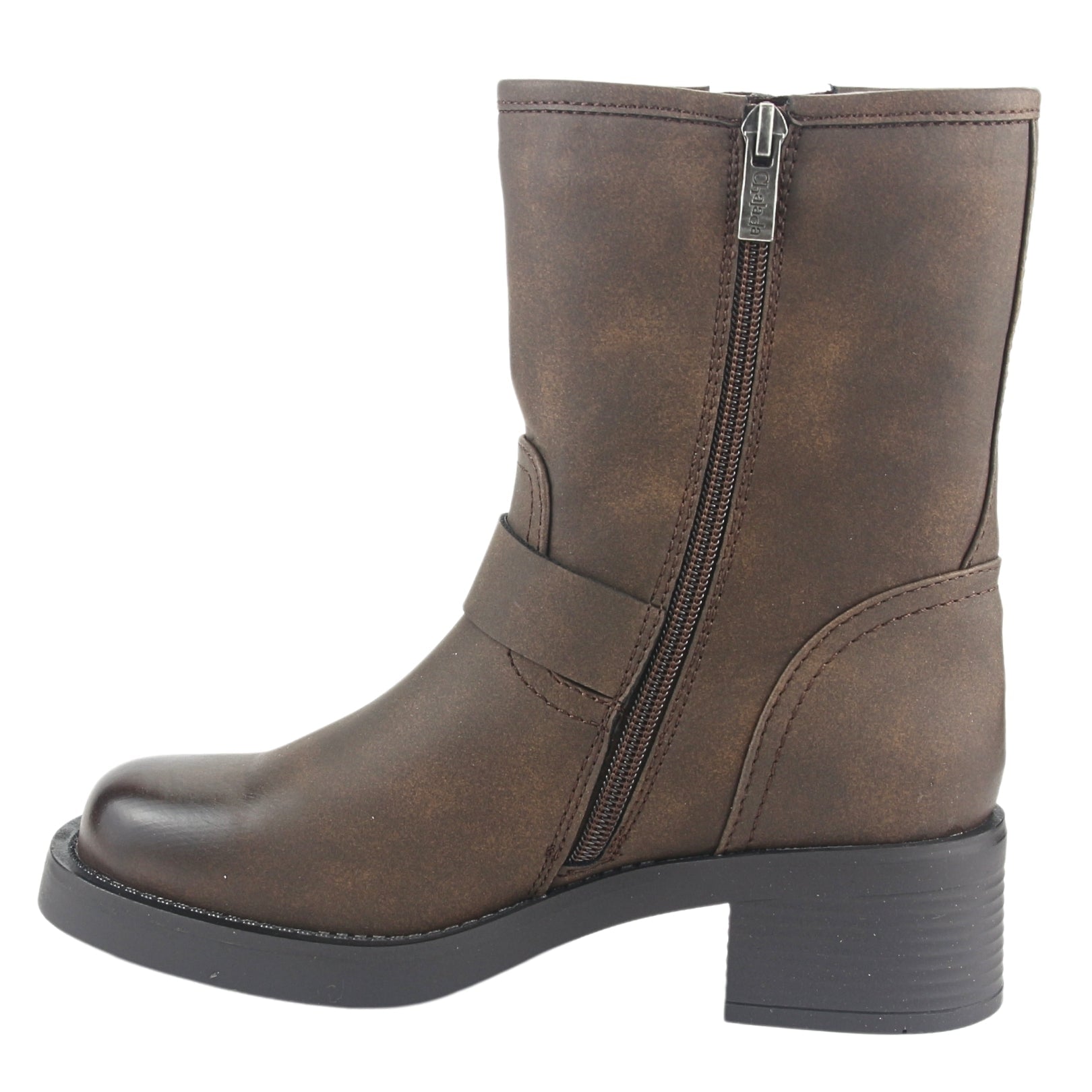 BOTA CHALADA MUJER BIKER-4 CAFÉ CASUAL - 2