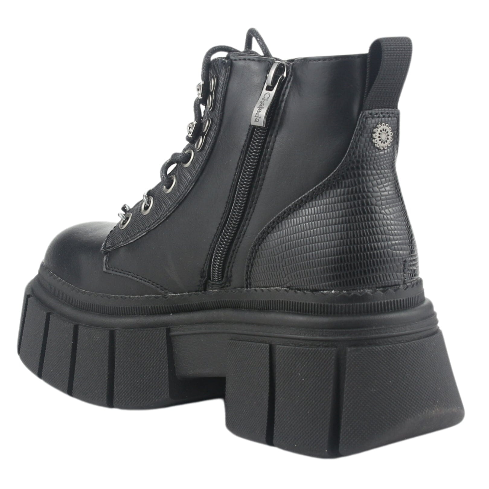 BOTIN CHALADA MUJER BRESH-2 NEGRO PLATAFORMA - 4