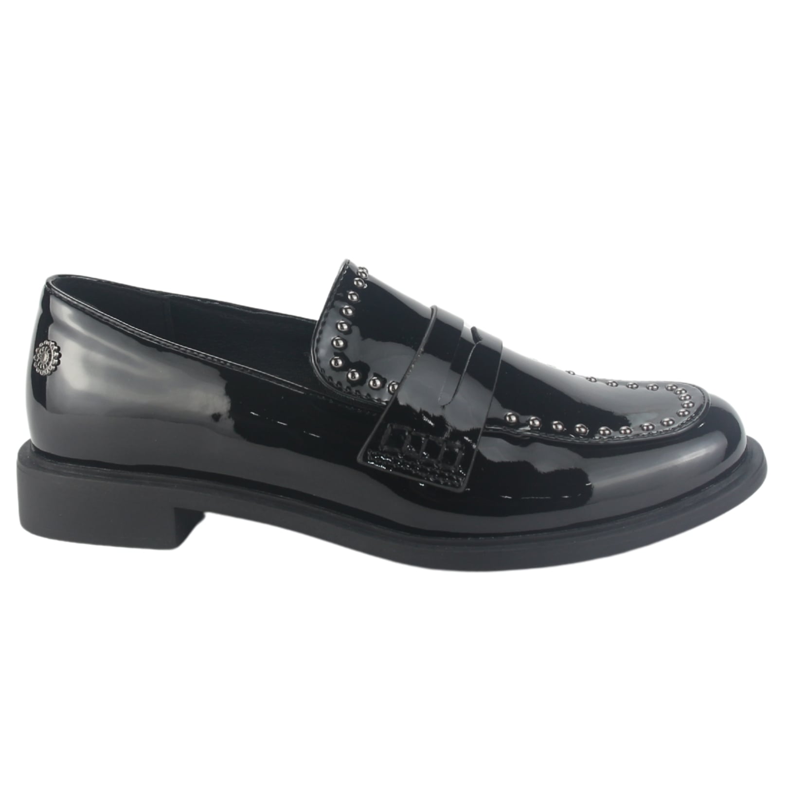 MOCASIN CHALADA MUJER MOCCA-1 V NEGRO CASUAL - 1
