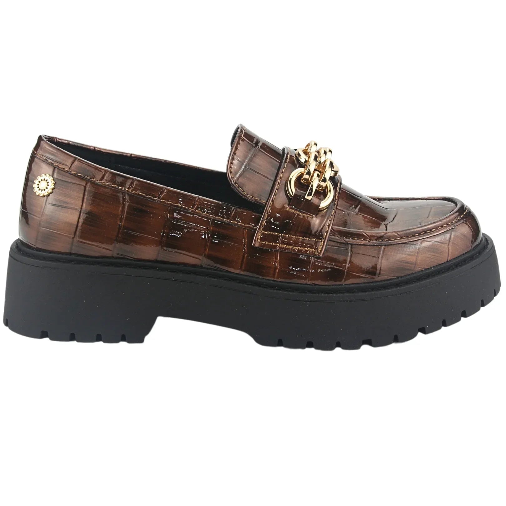 ZAPATO MUJER CASUAL LENIN-1 COLOR CAFÉ - 1
