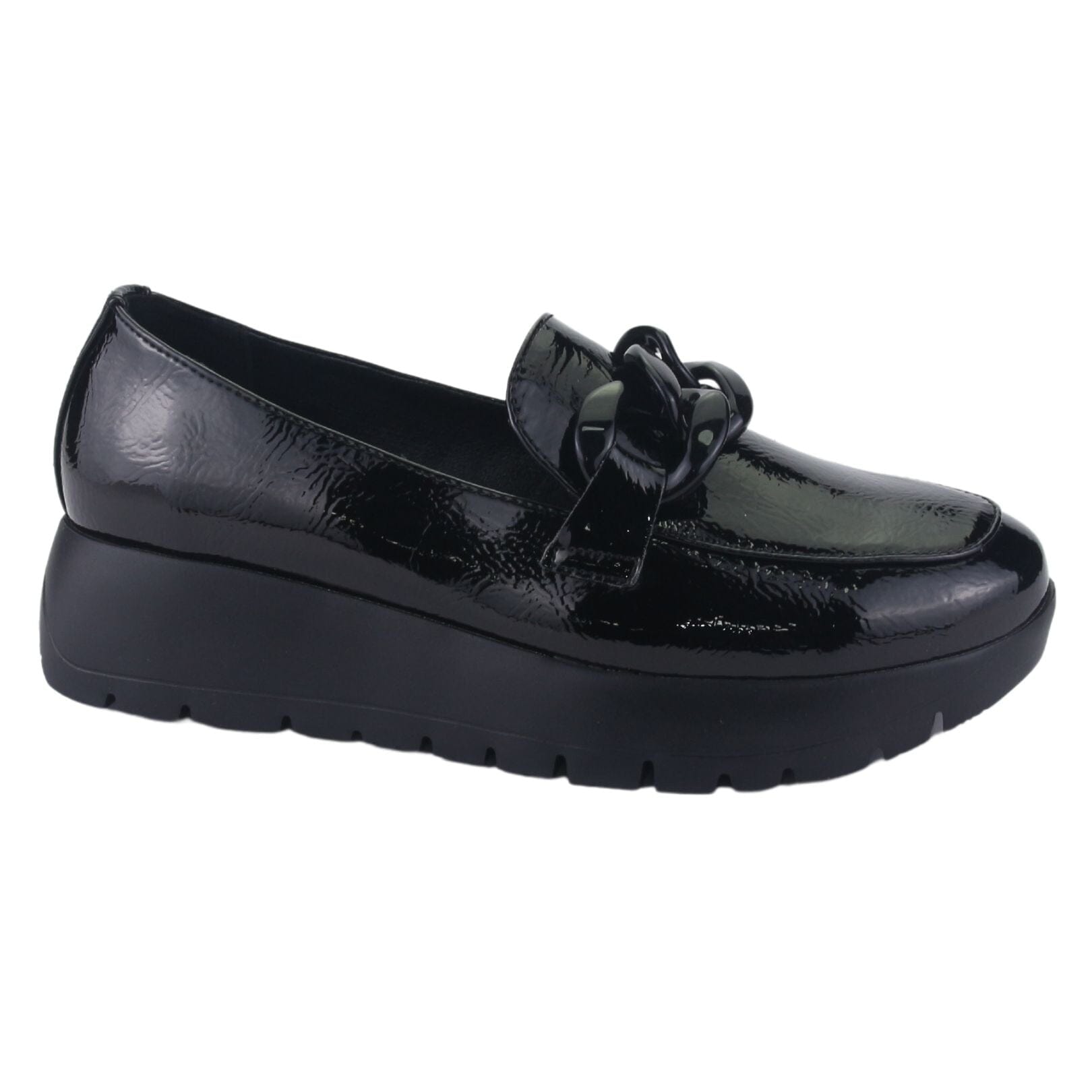 ZAPATO CHALADA MUJER WONDER-1 NEGRO CASUAL - 1