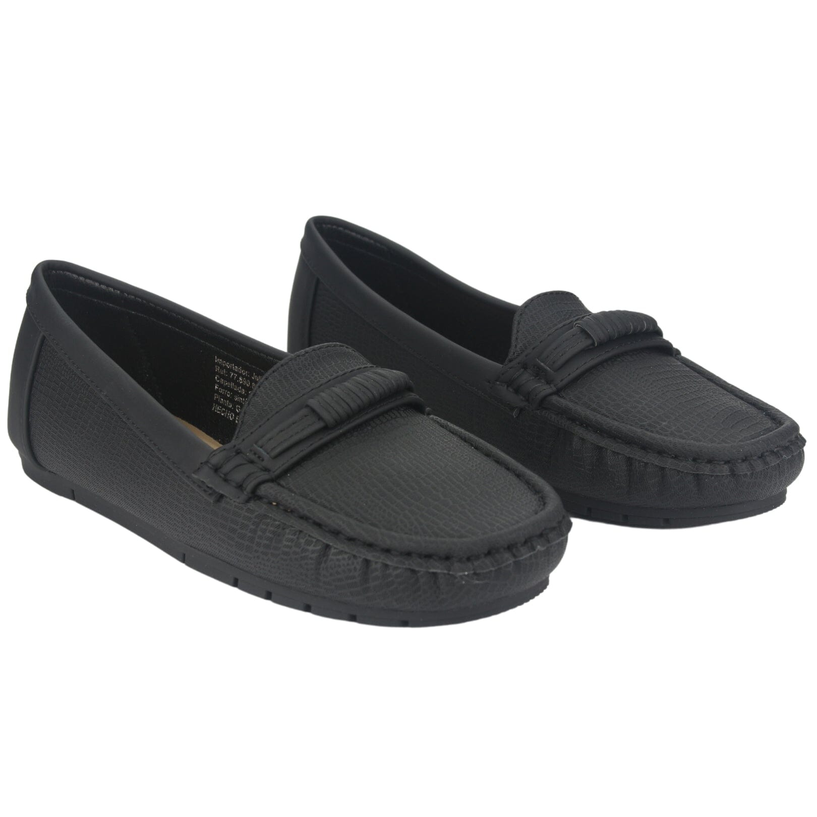 MOCASIN CHALADA MUJER CUSCO-35 NEGRO CASUAL - 4