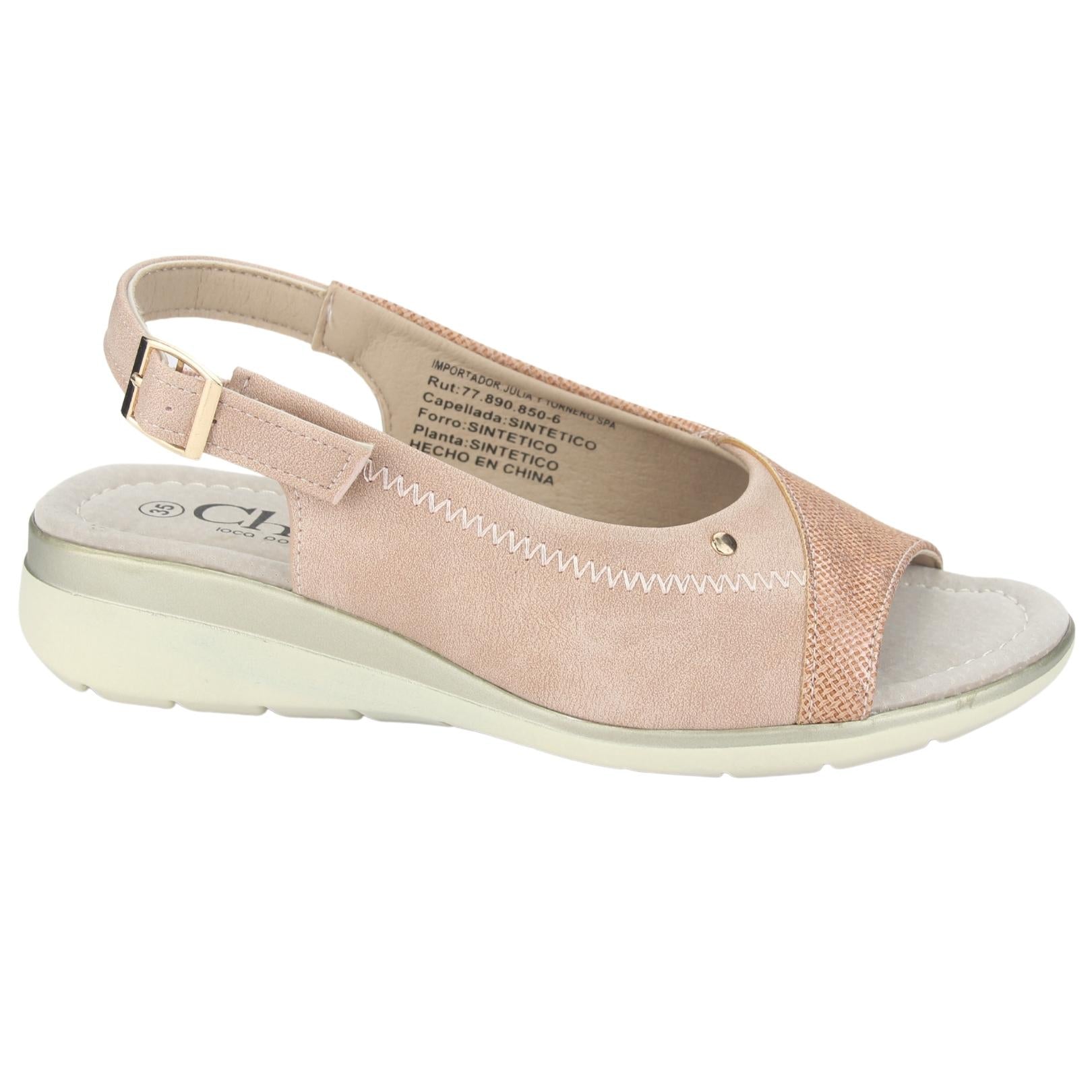 SANDALIAS CHALADA MUJER FLORO-5 ROSADO - 1