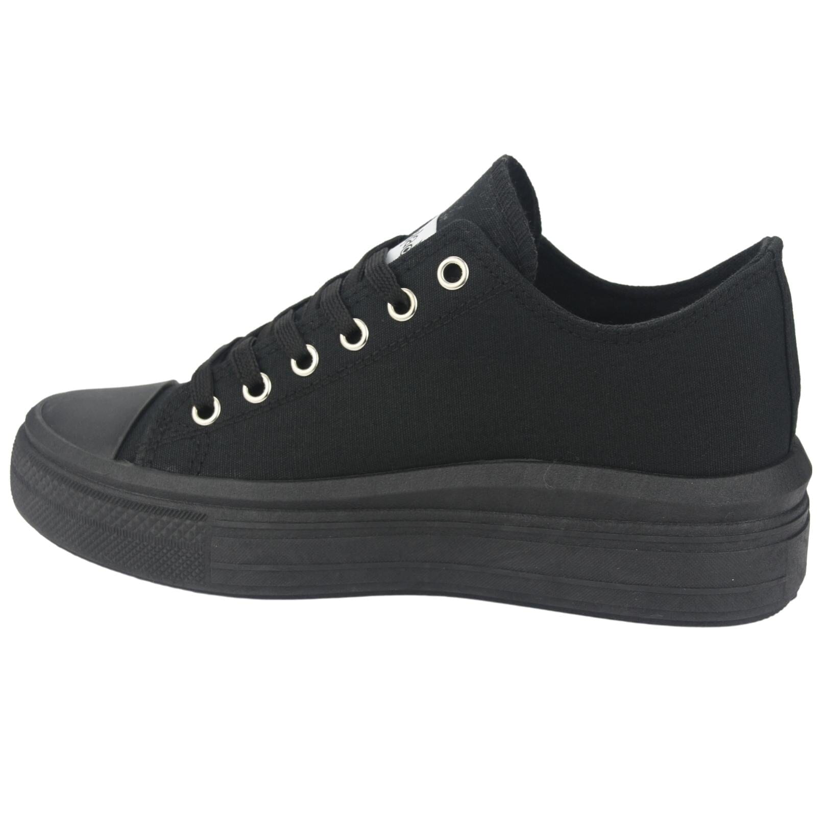 ZAPATILLA CHALADA MUJER CLU-10 NEGRO URBANO - 4