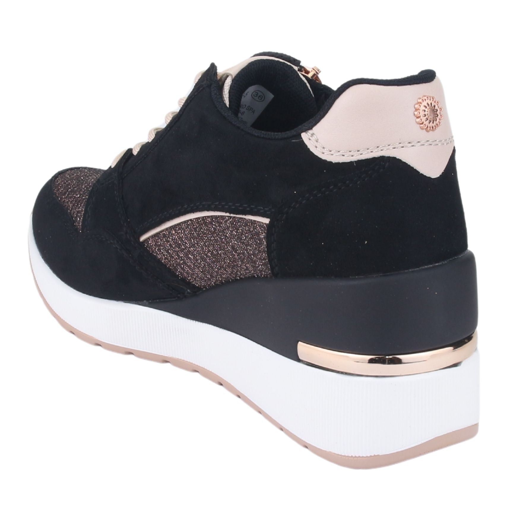 ZAPATILLA CHALADA MUJER BOLDEN-5 NEGRO URBANO - 4