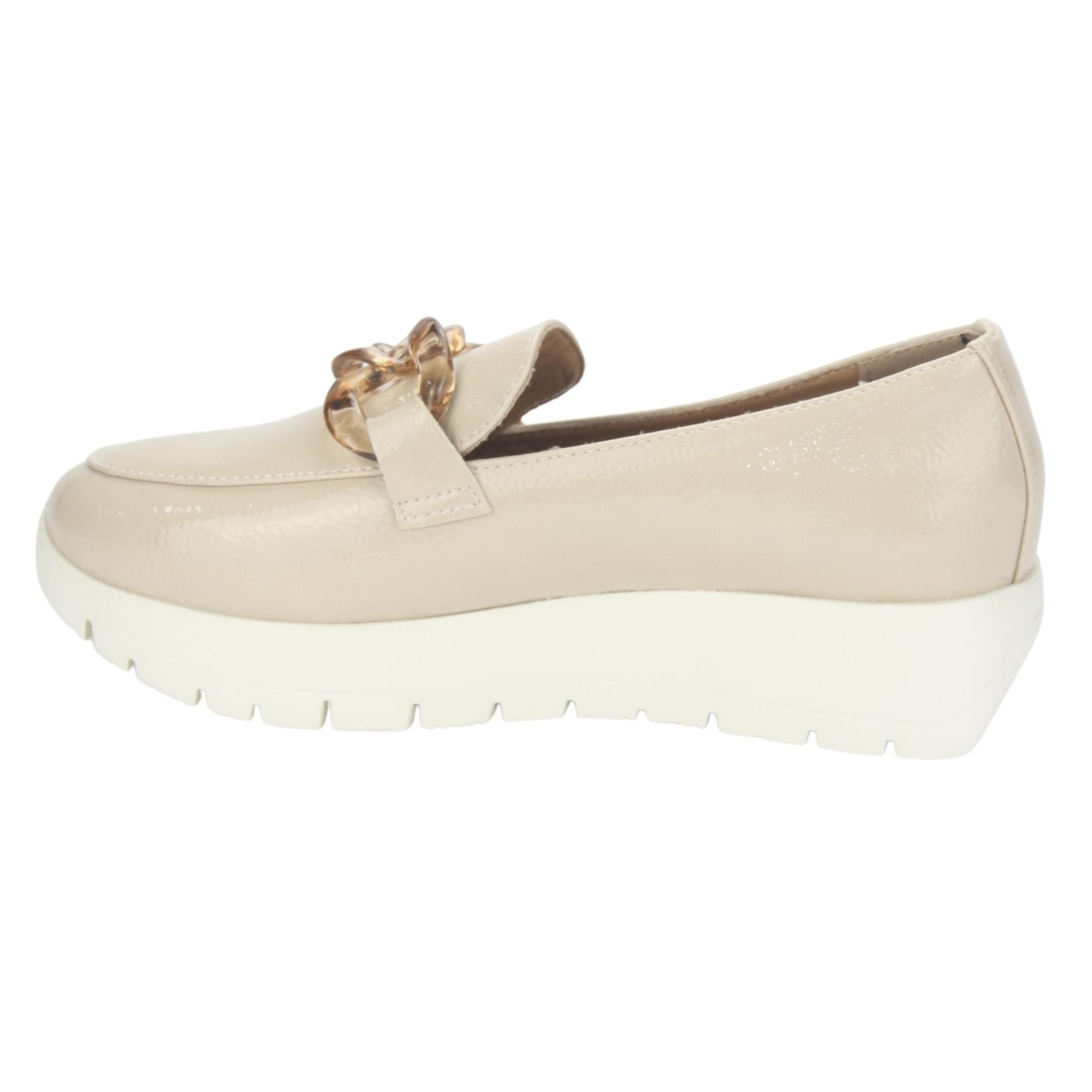 MOCASIN CHALADA MUJER WONDER-1 BEIGE CASUAL - 2
