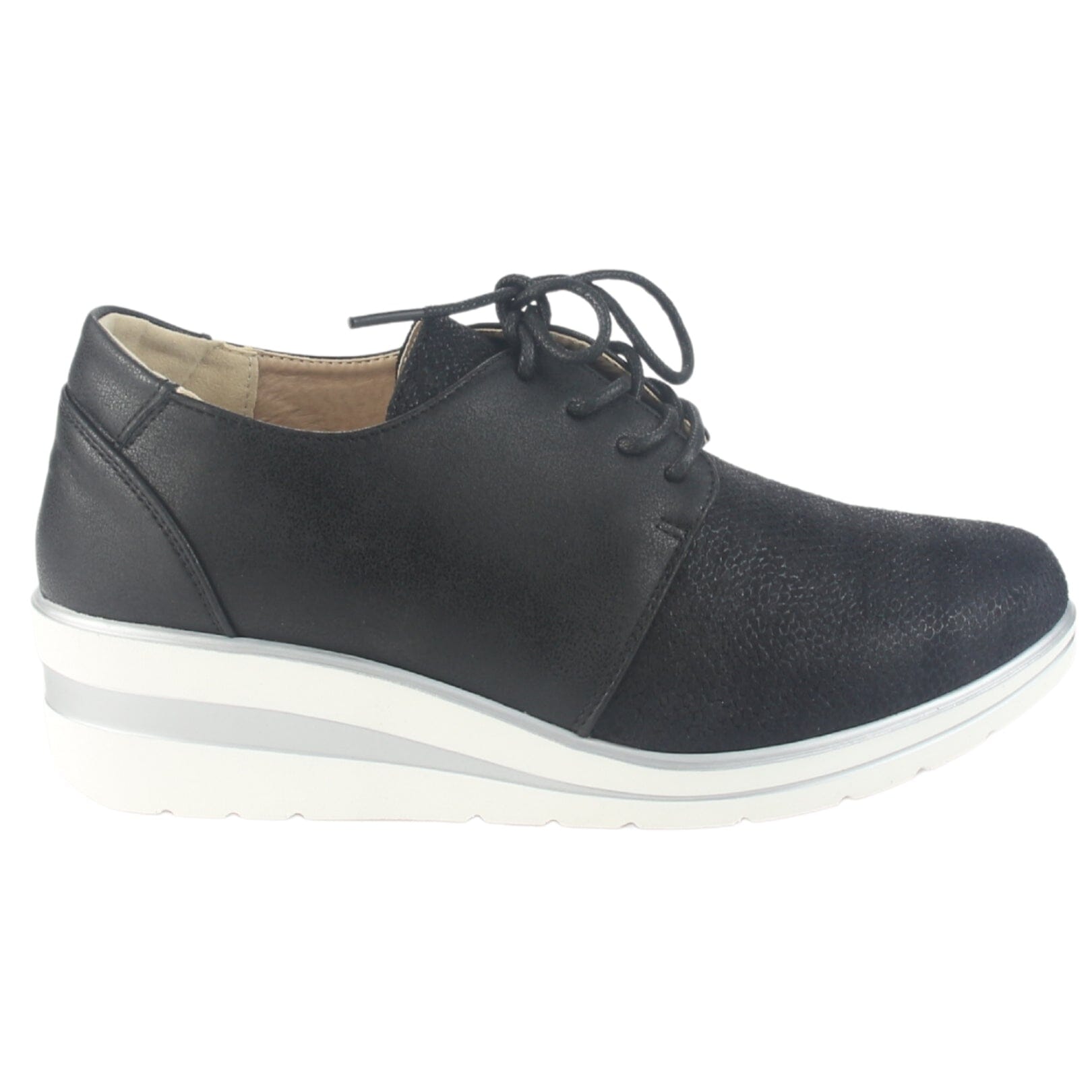 ZAPATO CHALADA MUJER ZLAT-5 NEGRO CASUAL - 1