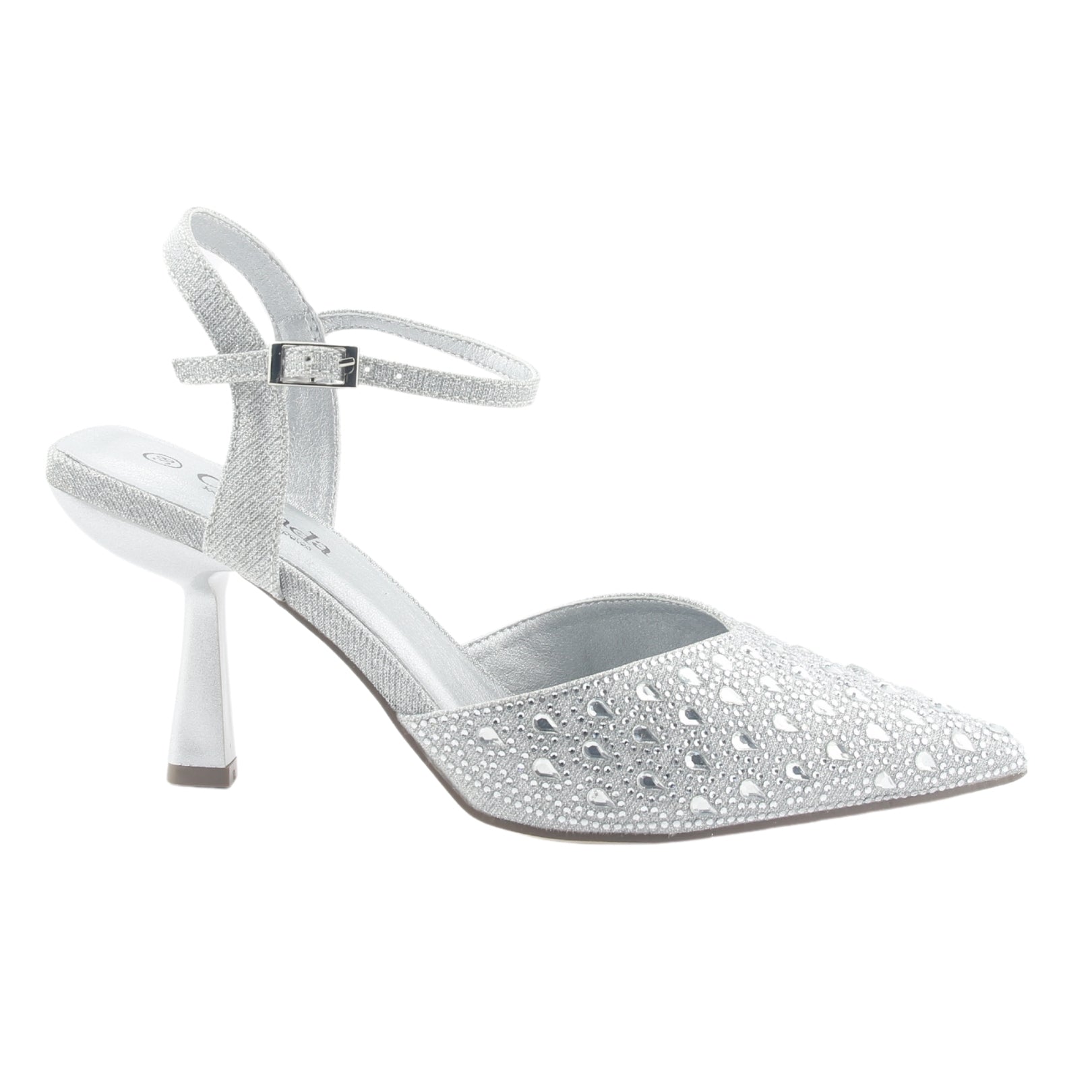 ZAPATO CHALADA MUJER REBI-1 PLATEADO MODA - 1