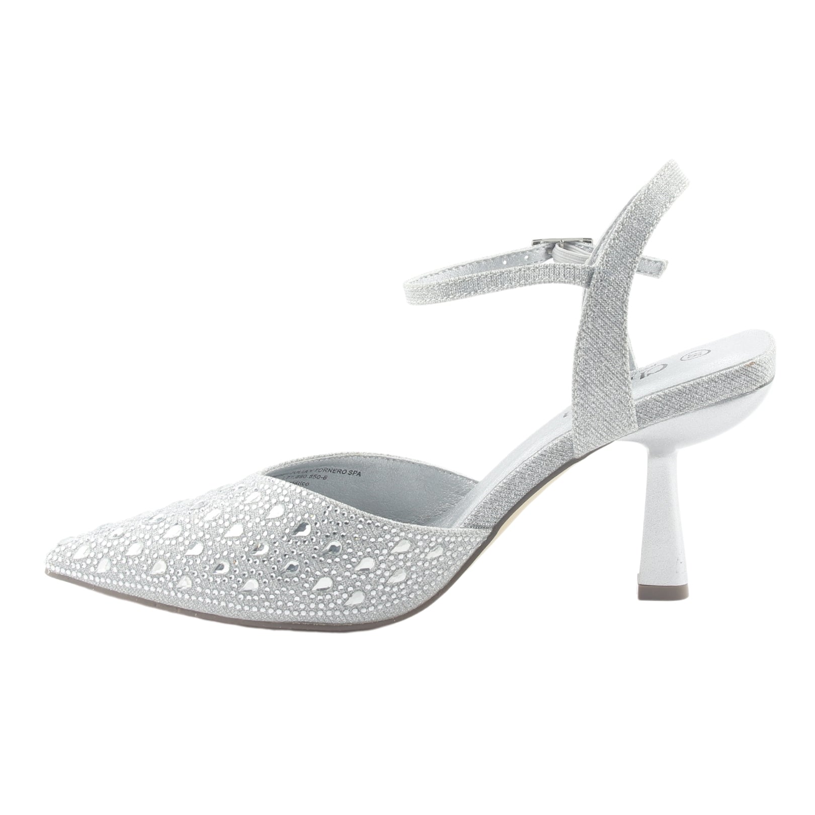ZAPATO CHALADA MUJER REBI-1 PLATEADO MODA - 2